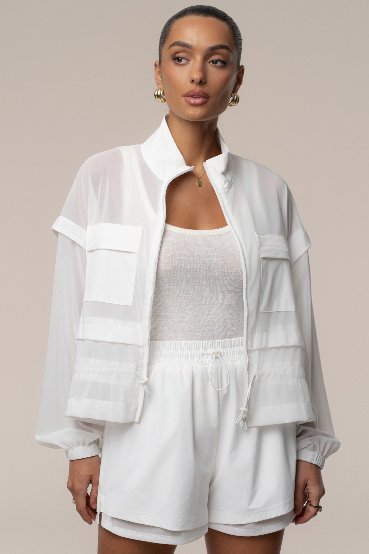 Ivory Free Flow Jacket JLUXLABEL