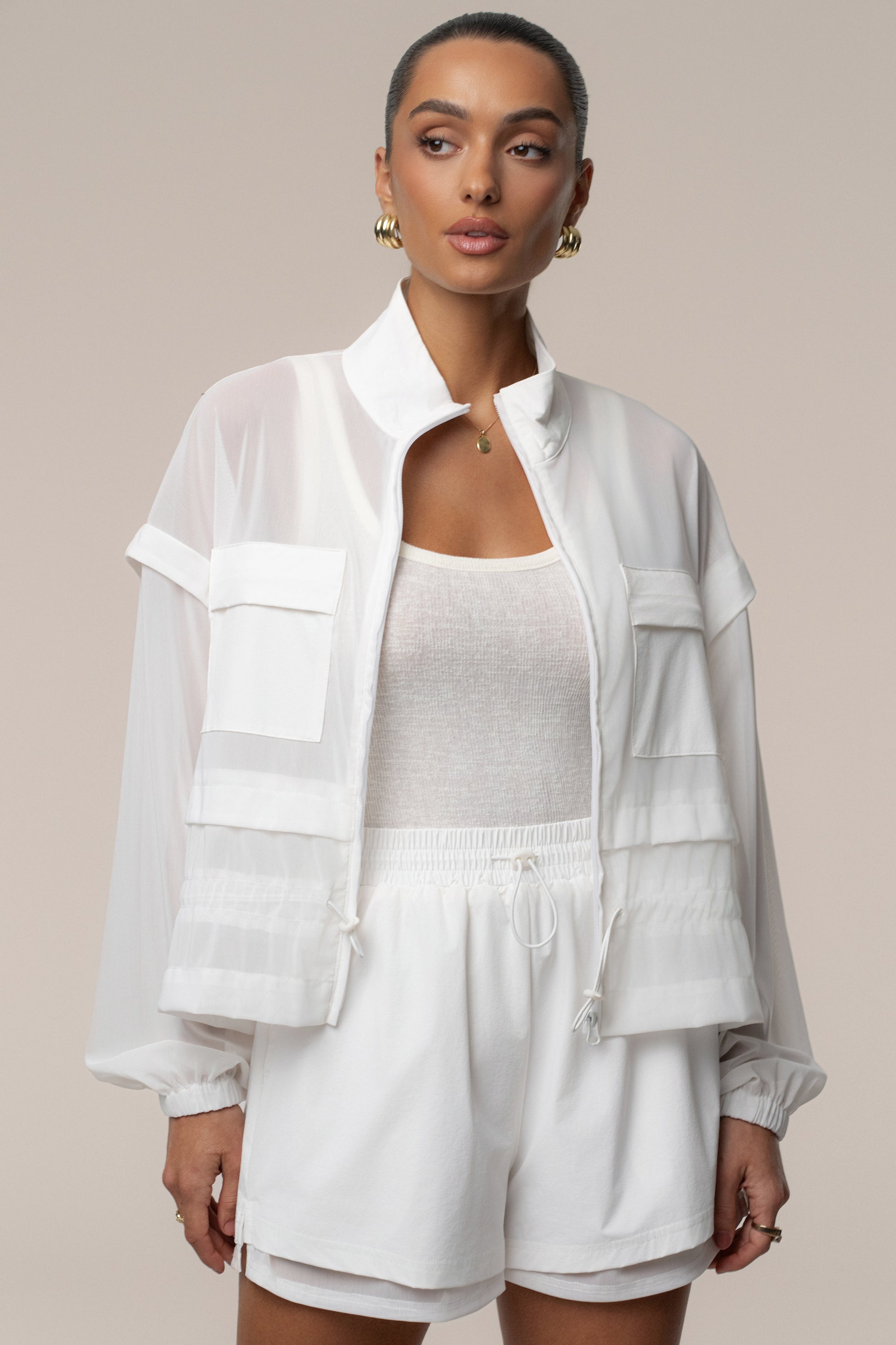 Ivory Free Flow Jacket JLUXLABEL