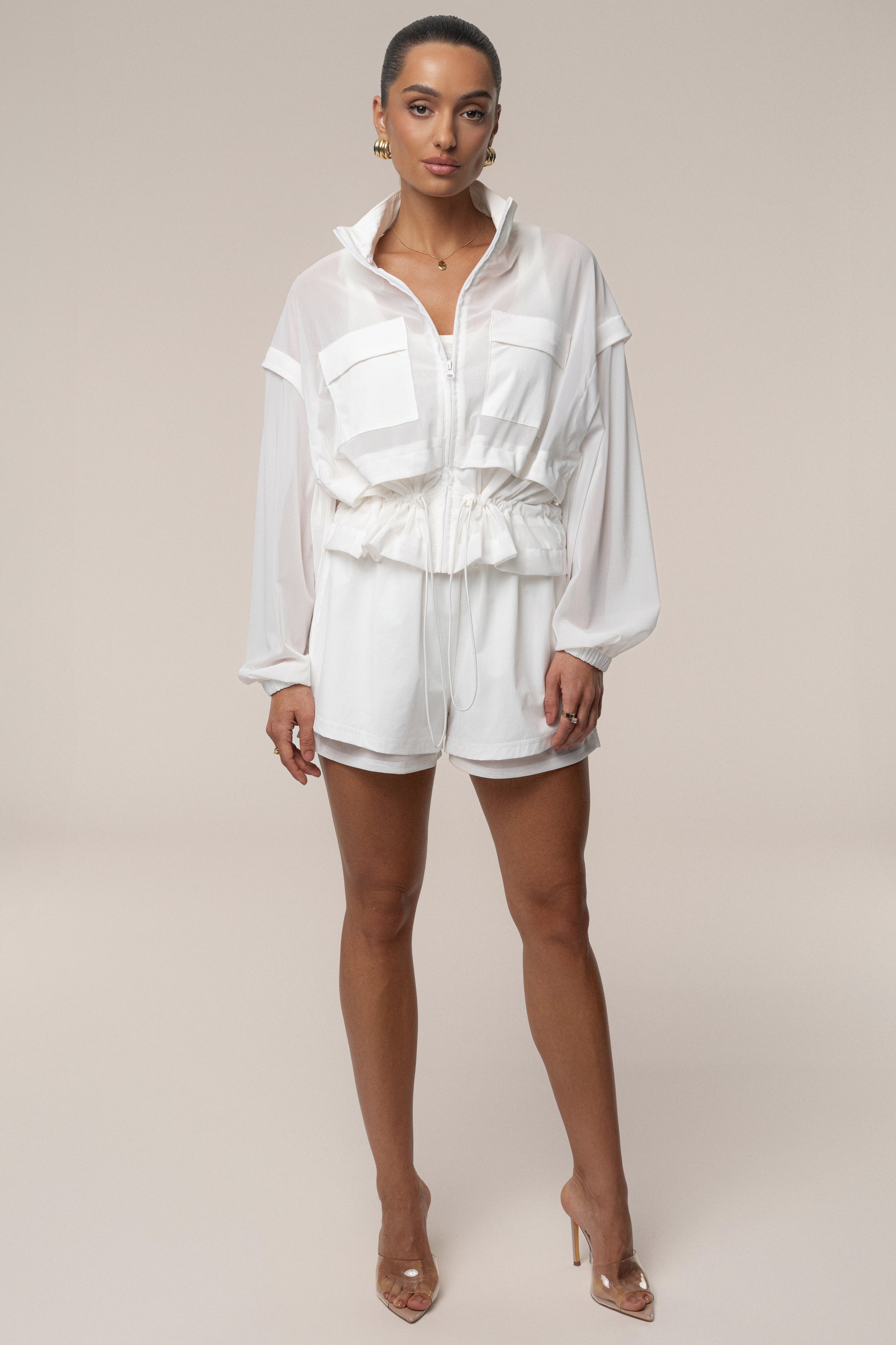 Ivory Free Flow Jacket JLUXLABEL