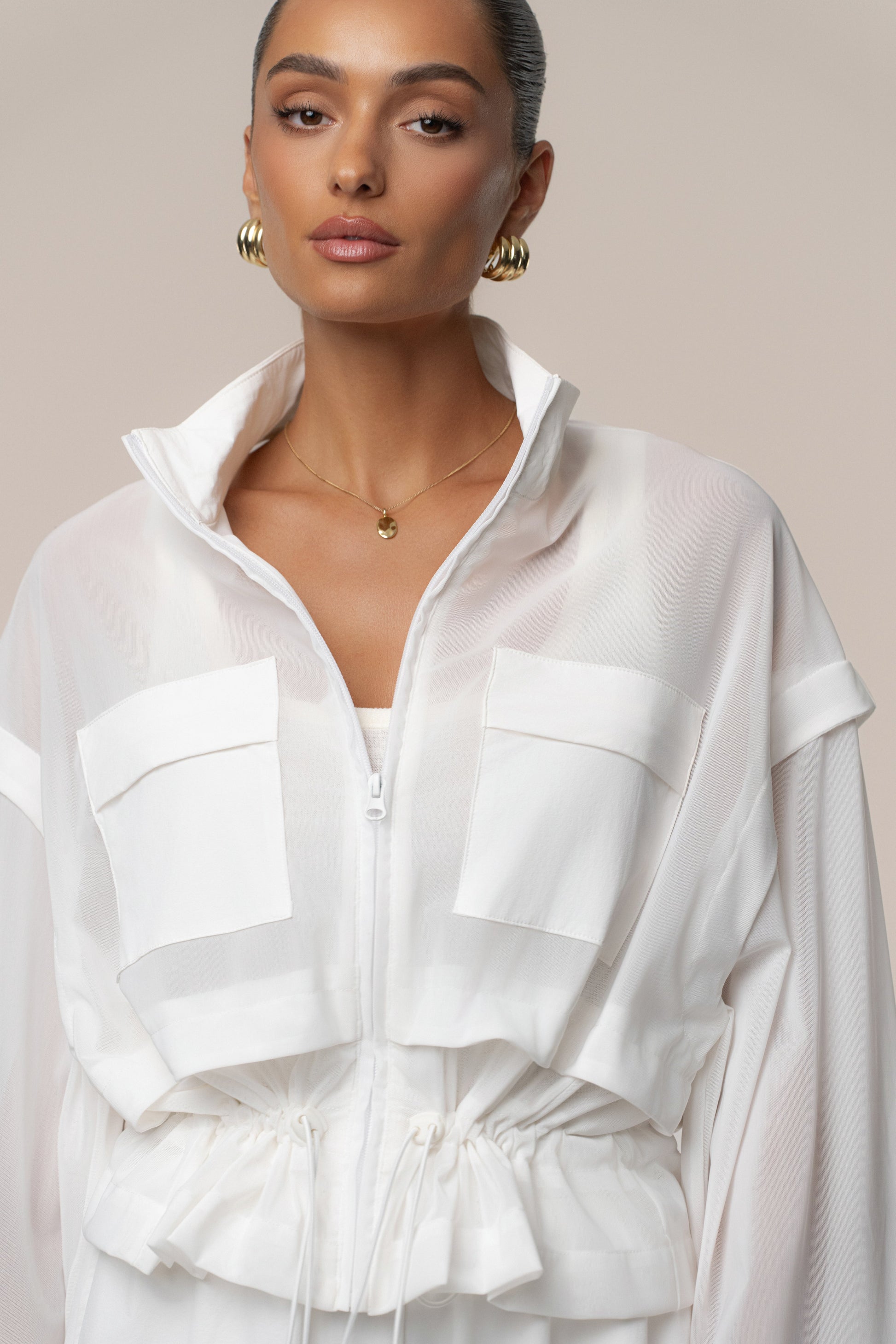 Ivory Free Flow Jacket JLUXLABEL