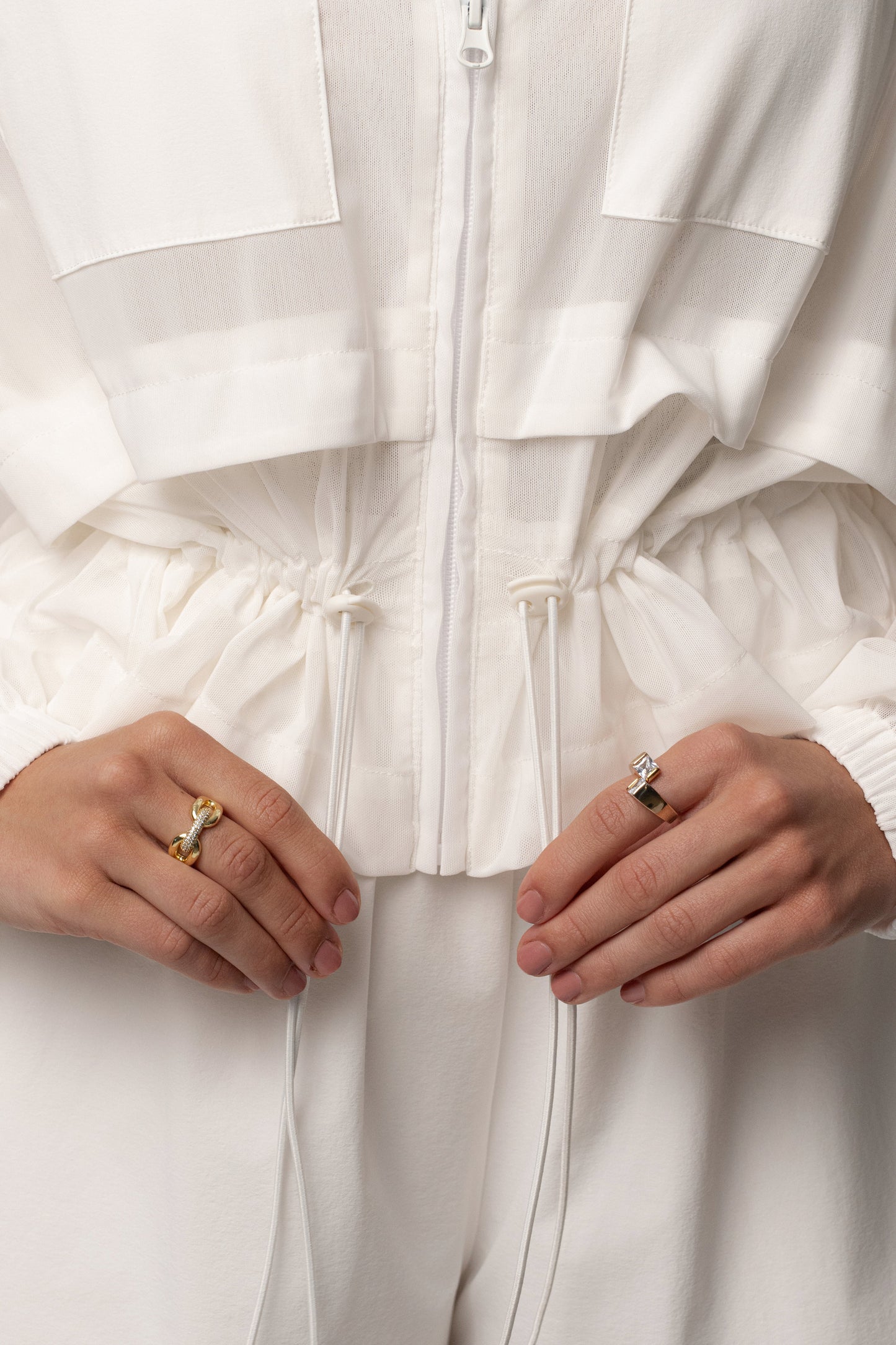 Ivory Free Flow Jacket JLUXLABEL