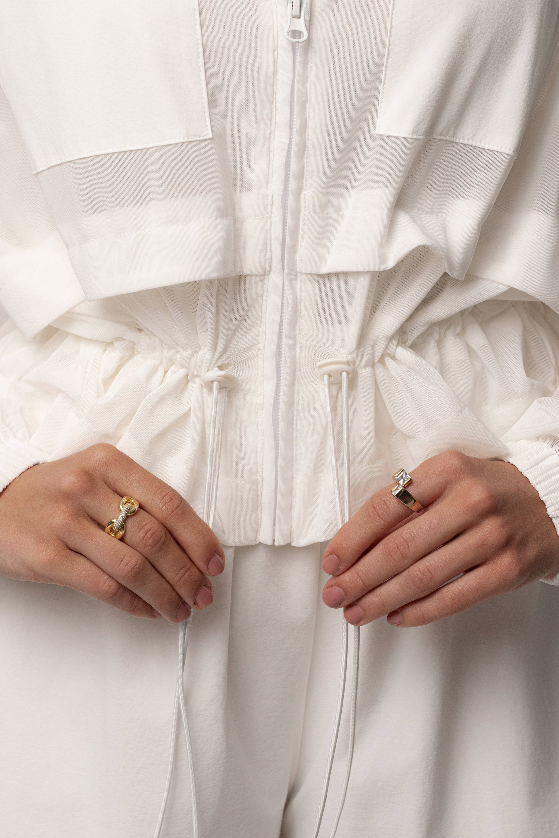 Ivory Free Flow Jacket JLUXLABEL