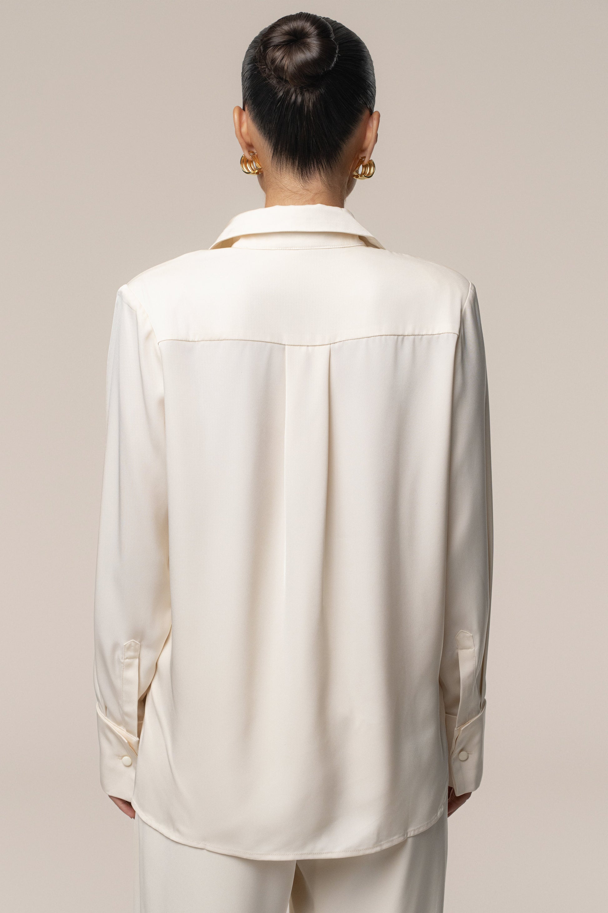 Buttercream Misty Button Up JLUXLABEL