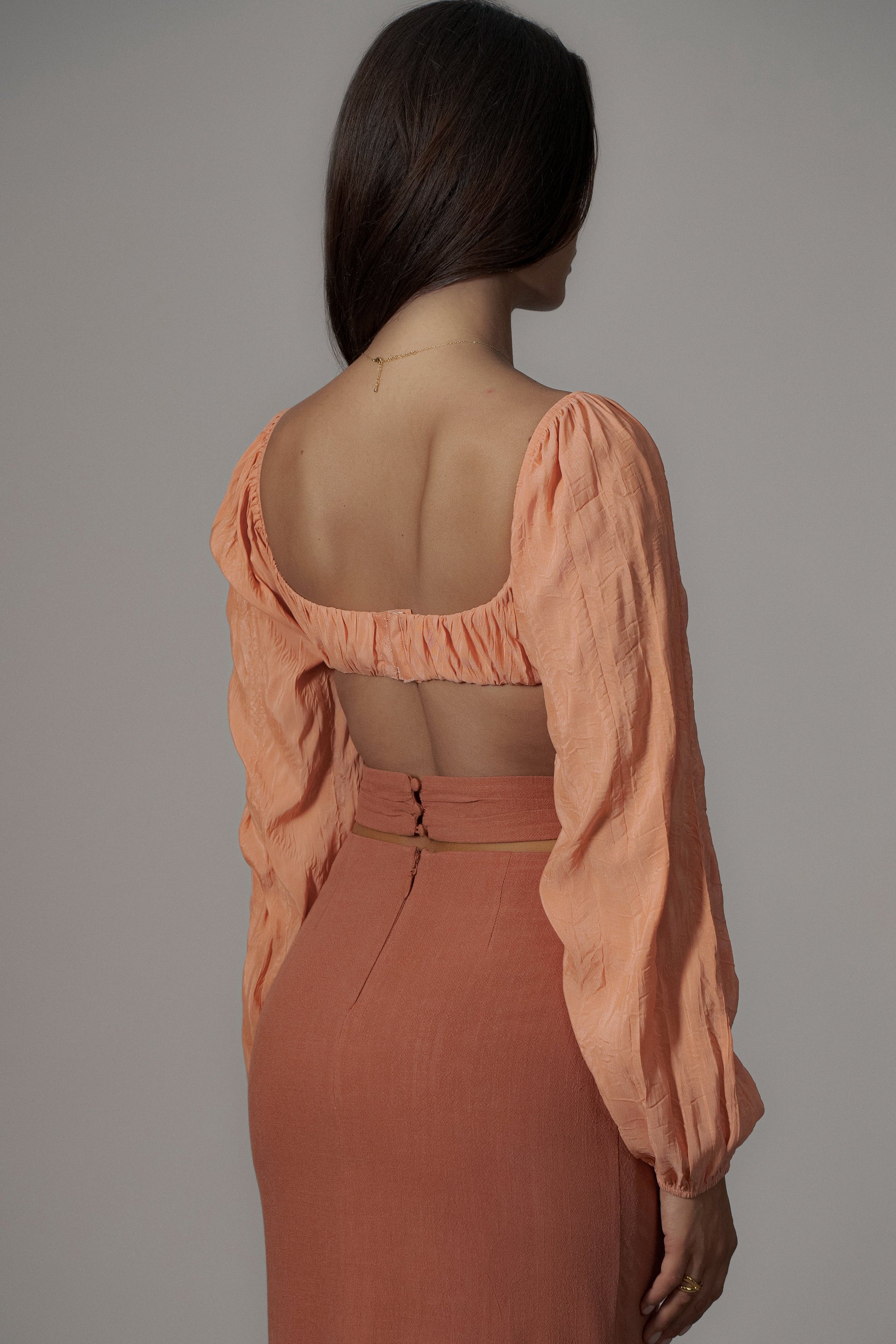 Coral Carey Long Sleeve Top JLUXLABEL