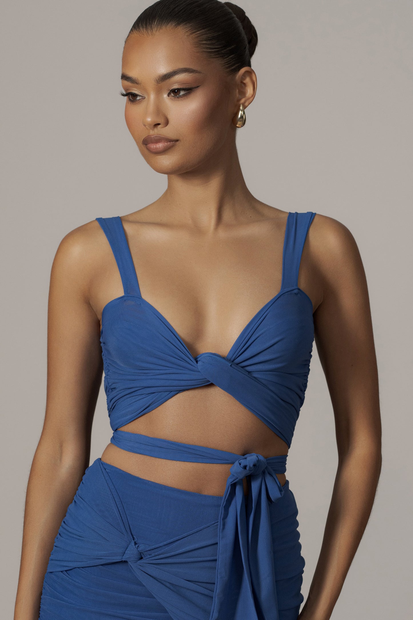 Royal Blue Extend Your Stay Skirt Set JLUXLABEL