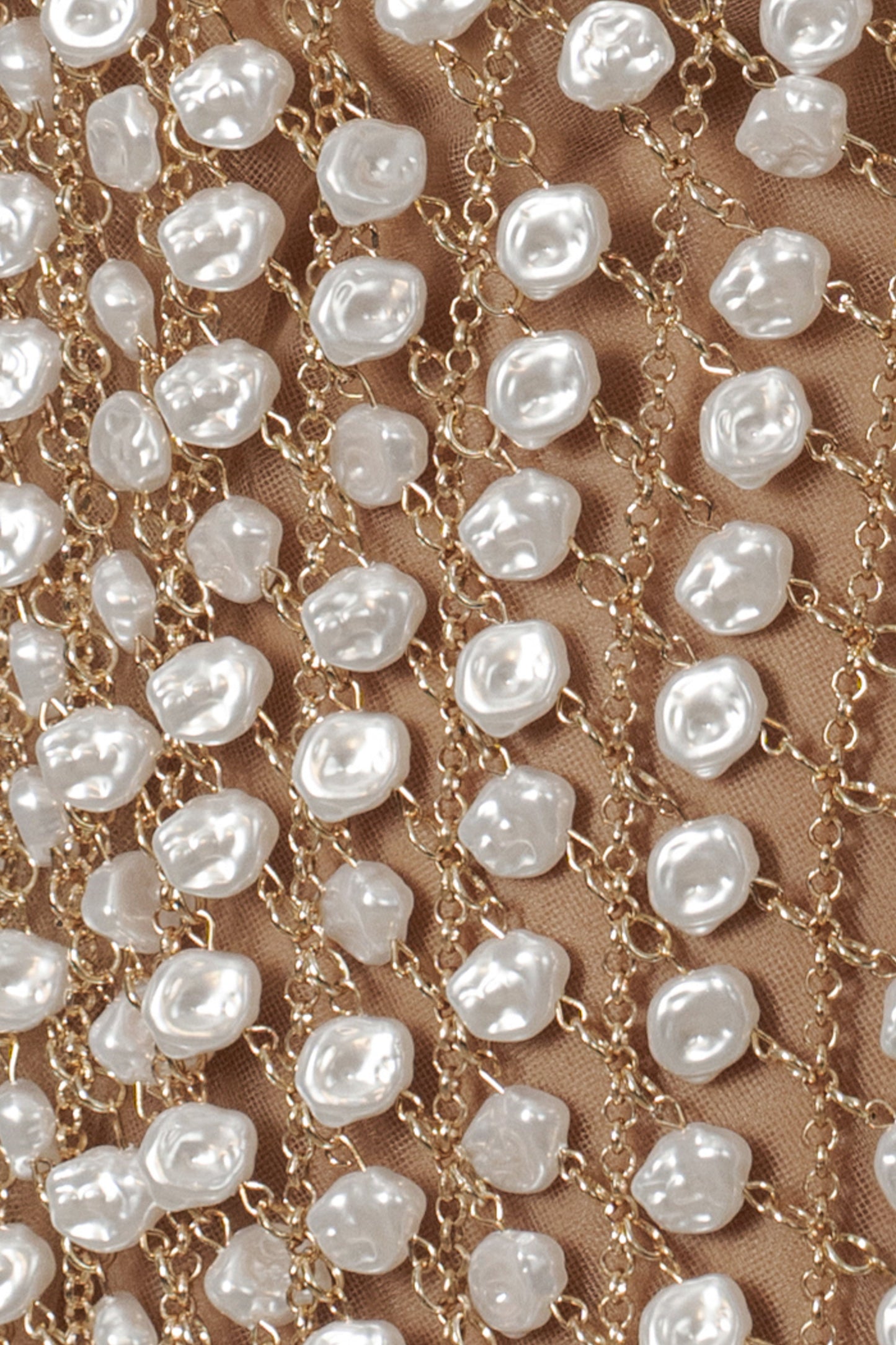 Gold Into The Sea Pearl Top JLUXLABEL