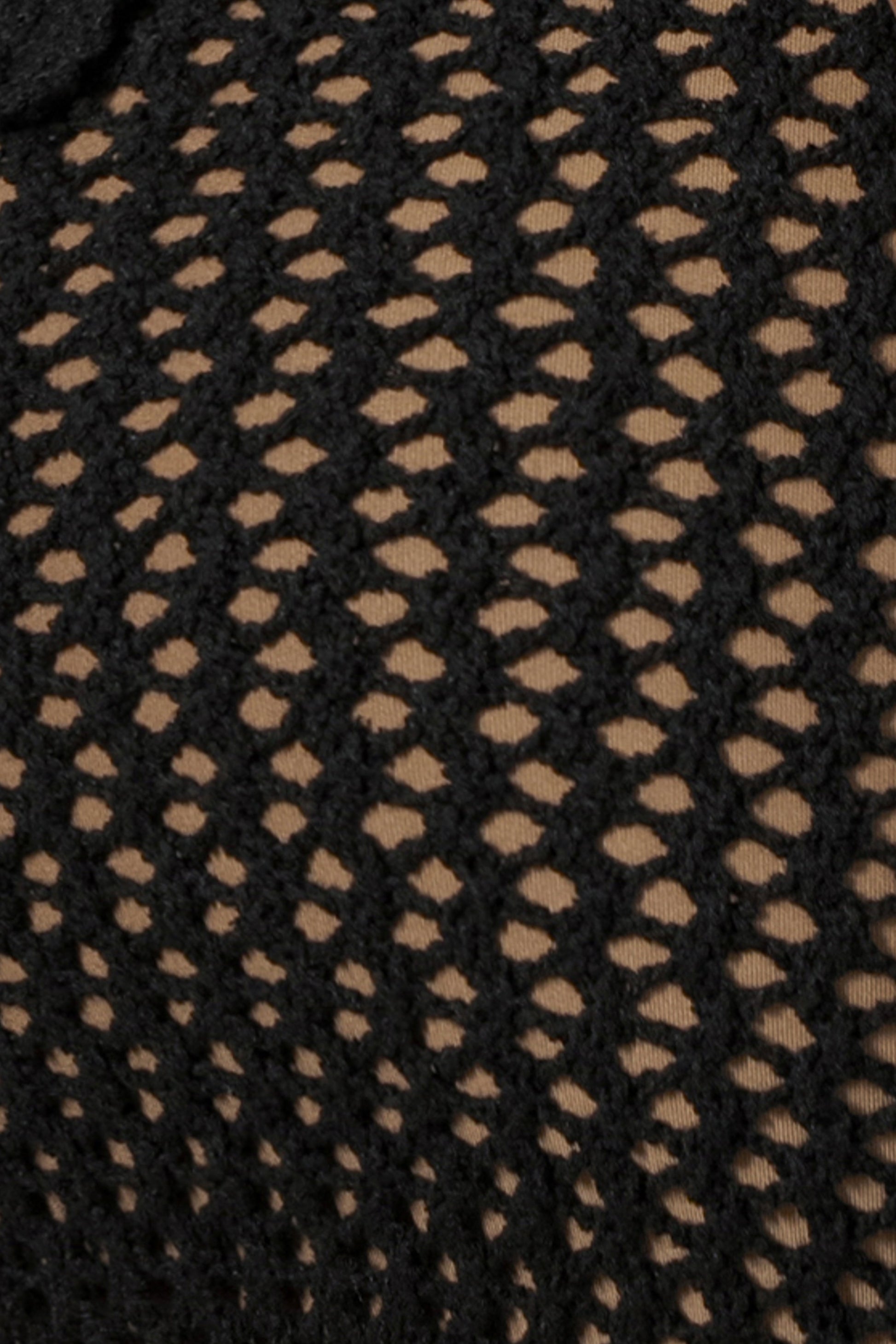 Black Paradise Crochet Maxi Dress JLUXLABEL