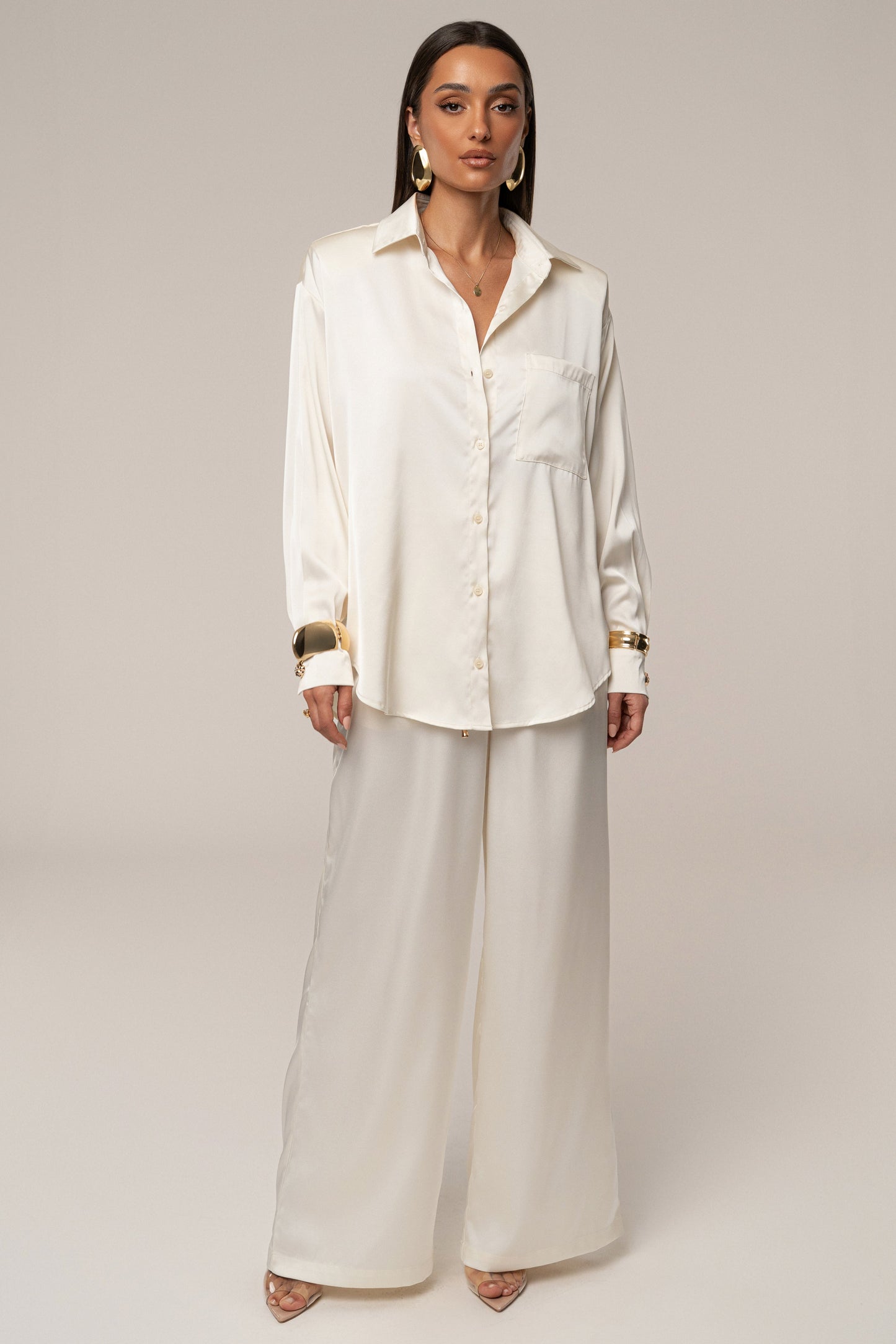 Ivory Sunny Day Drawstring Pants JLUXLABEL