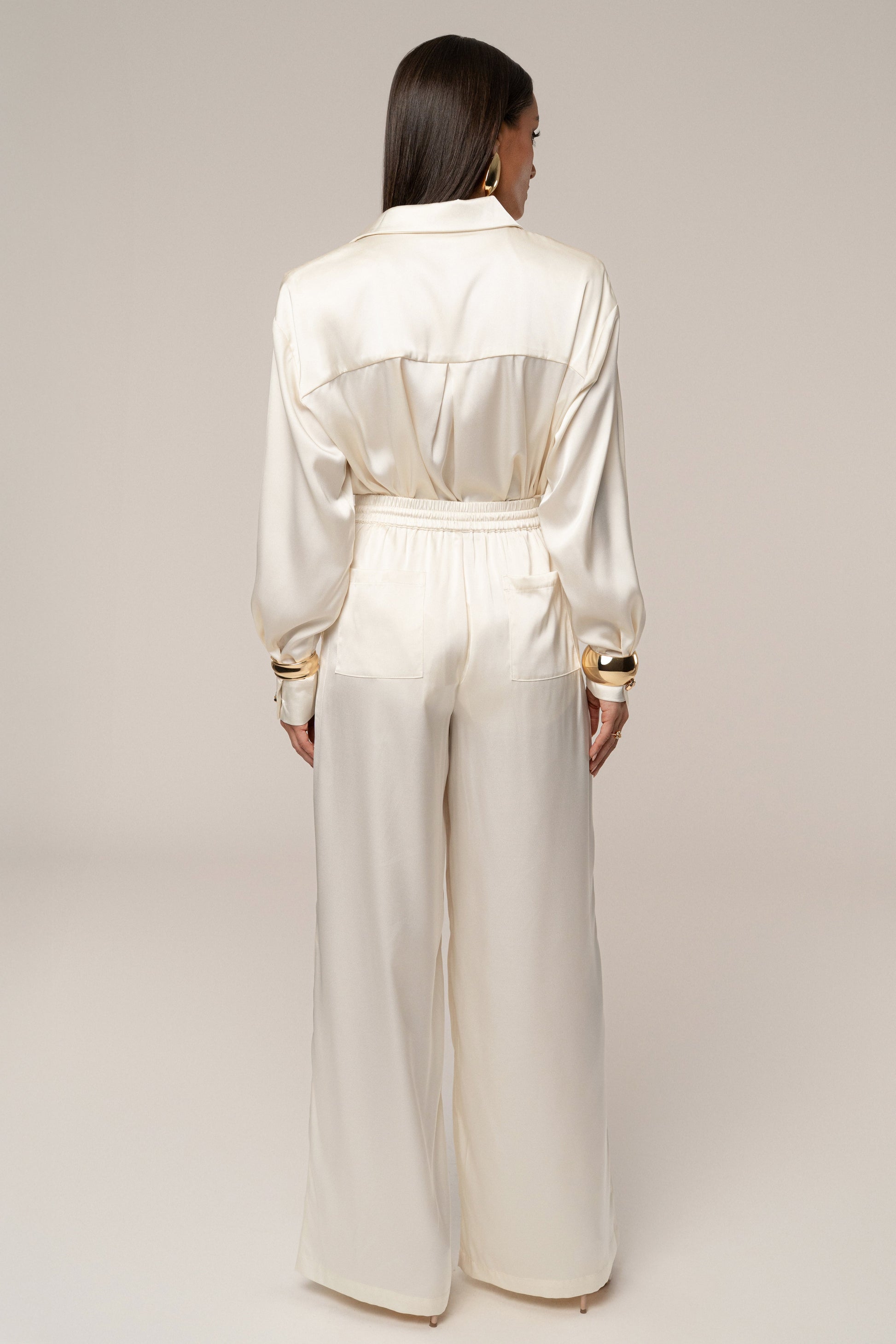 Ivory Sunny Day Drawstring Pants JLUXLABEL