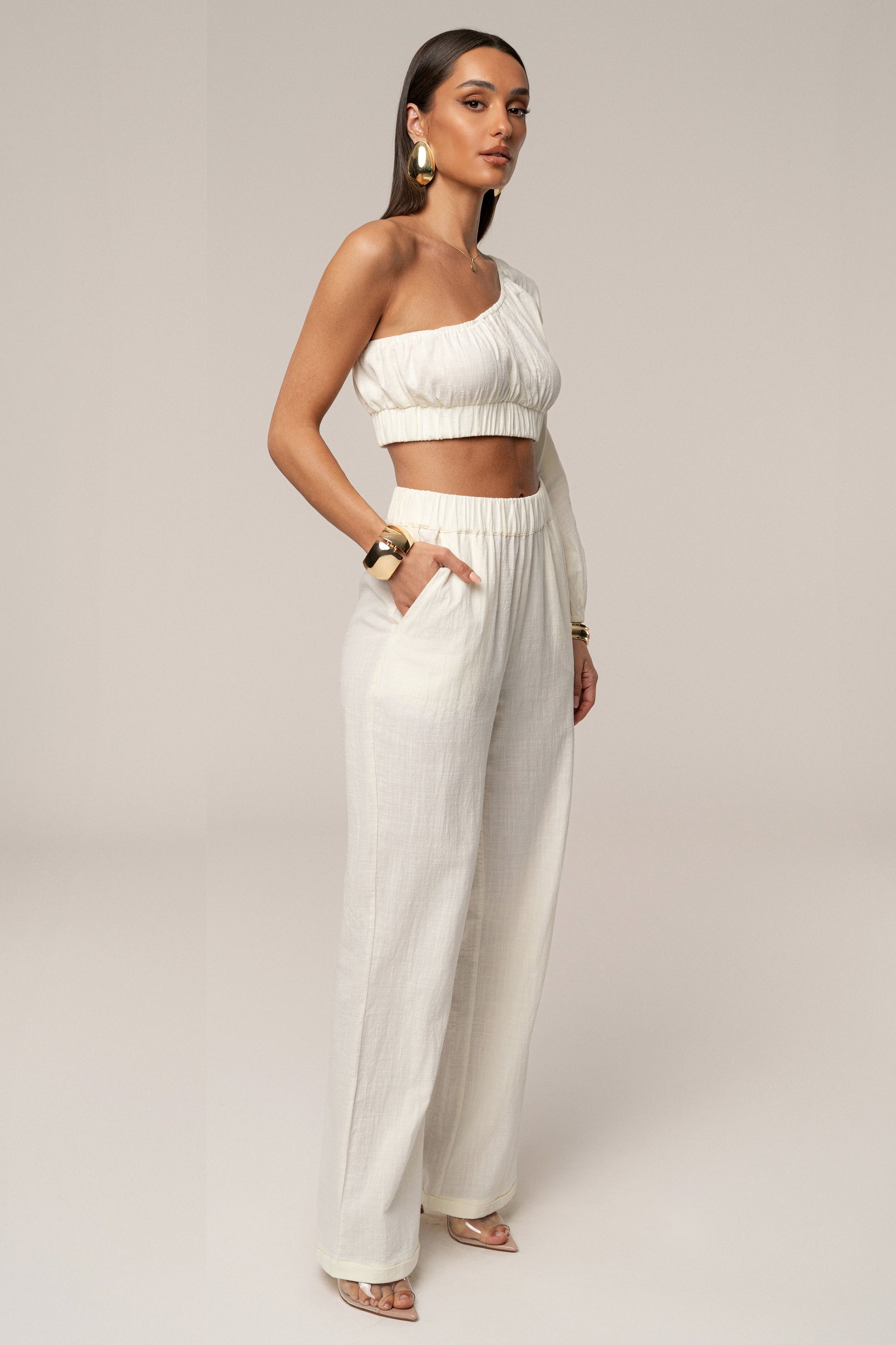 Ivory Coastal Tide Pant Set JLUXLABEL