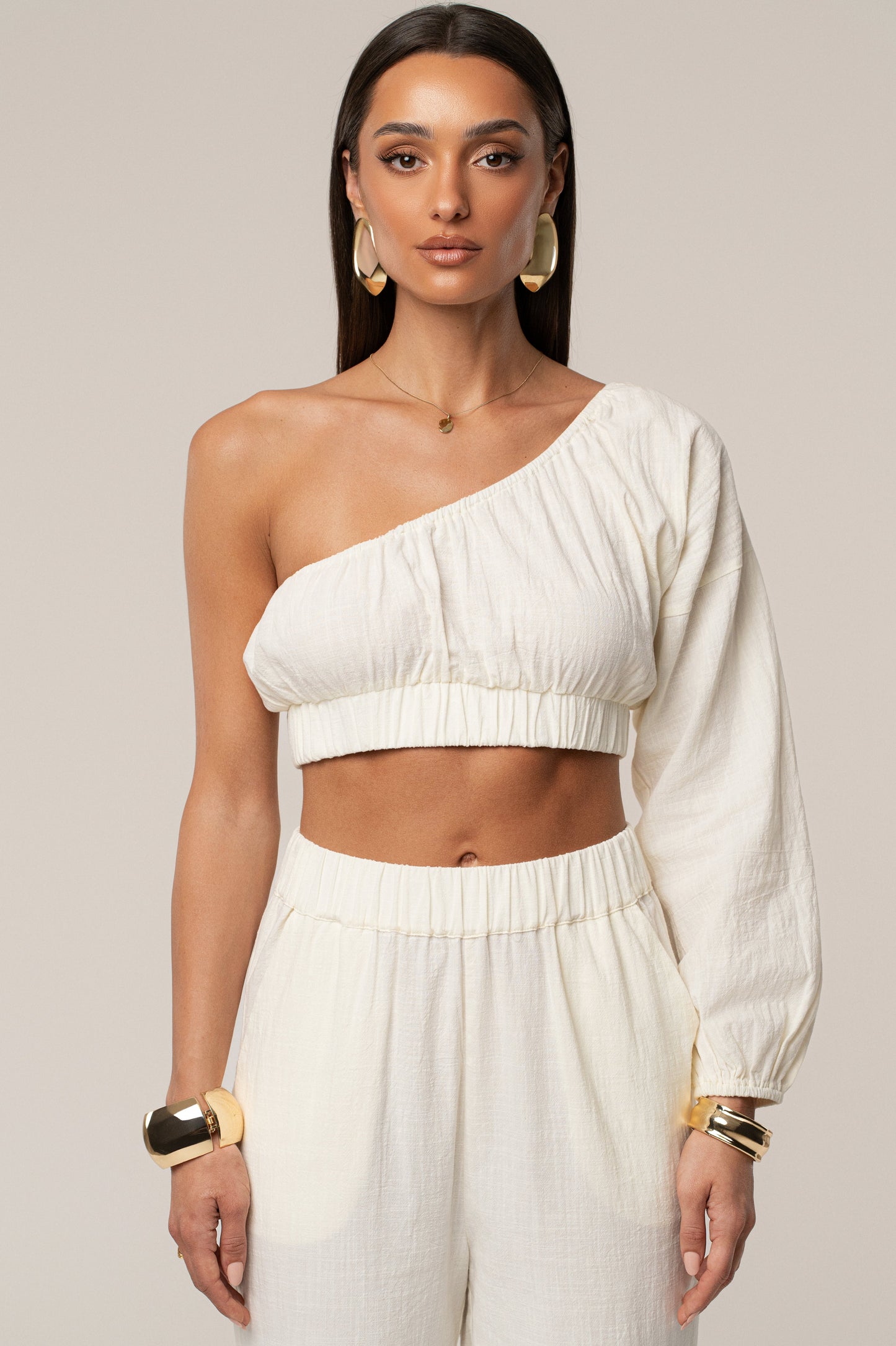 Ivory Coastal Tide Pant Set JLUXLABEL