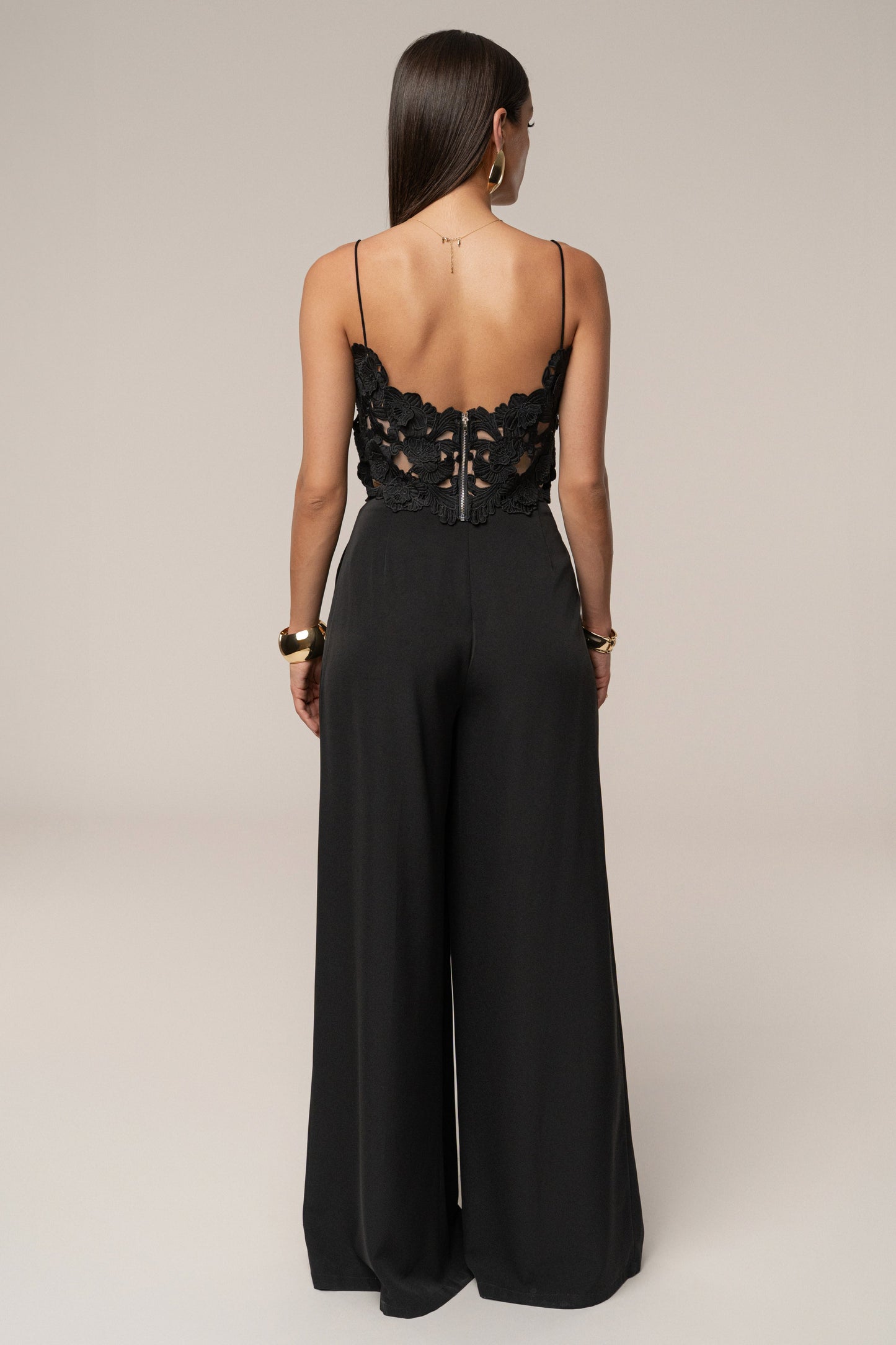 Black Summer Ease Wide Leg Pants JLUXLABEL