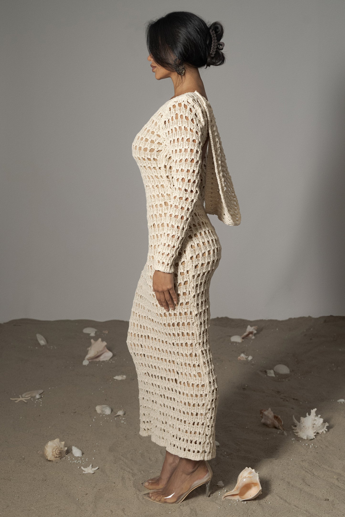 Milk Serene Wonders Crochet Dress JLUXLABEL