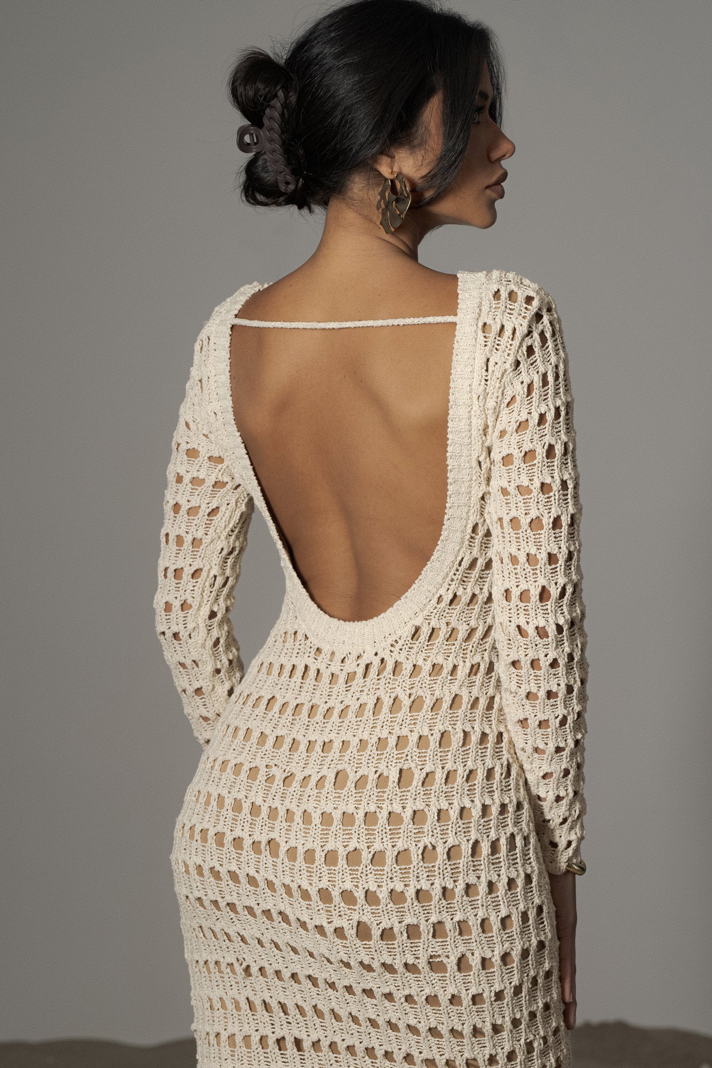 Milk Serene Wonders Crochet Dress JLUXLABEL