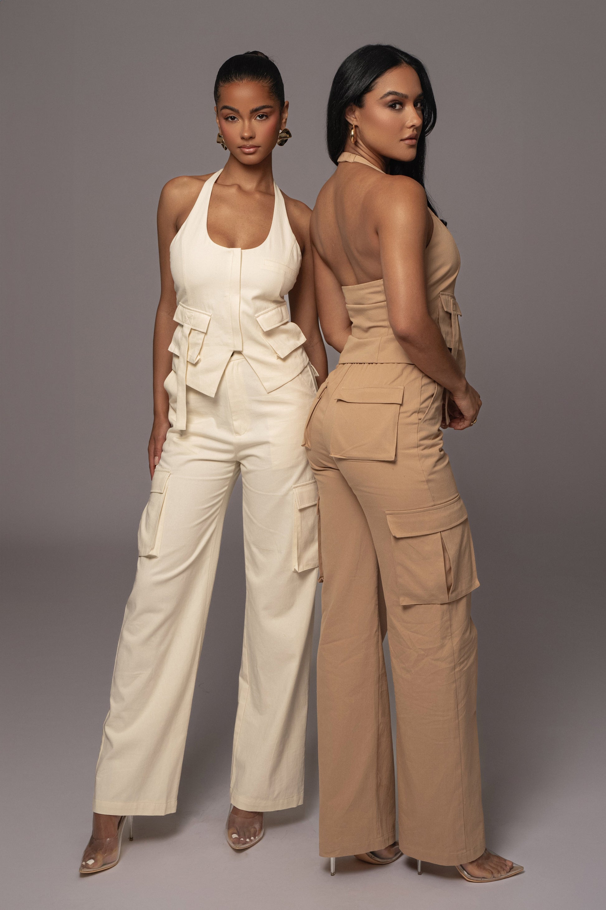 Cream Aeris Pant Set JLUXLABEL