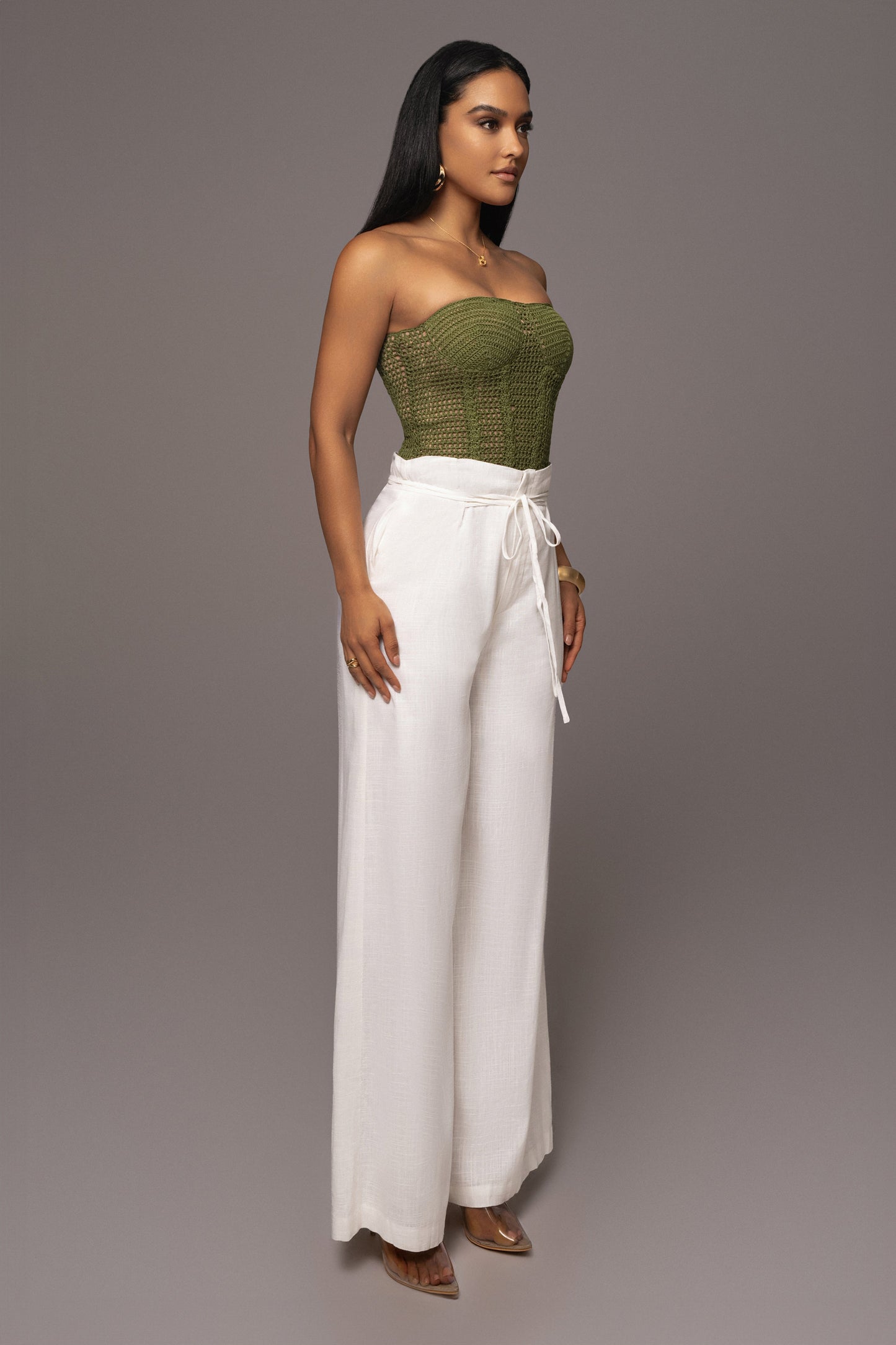 Olive Want It All Crochet Bustier JLUXLABEL