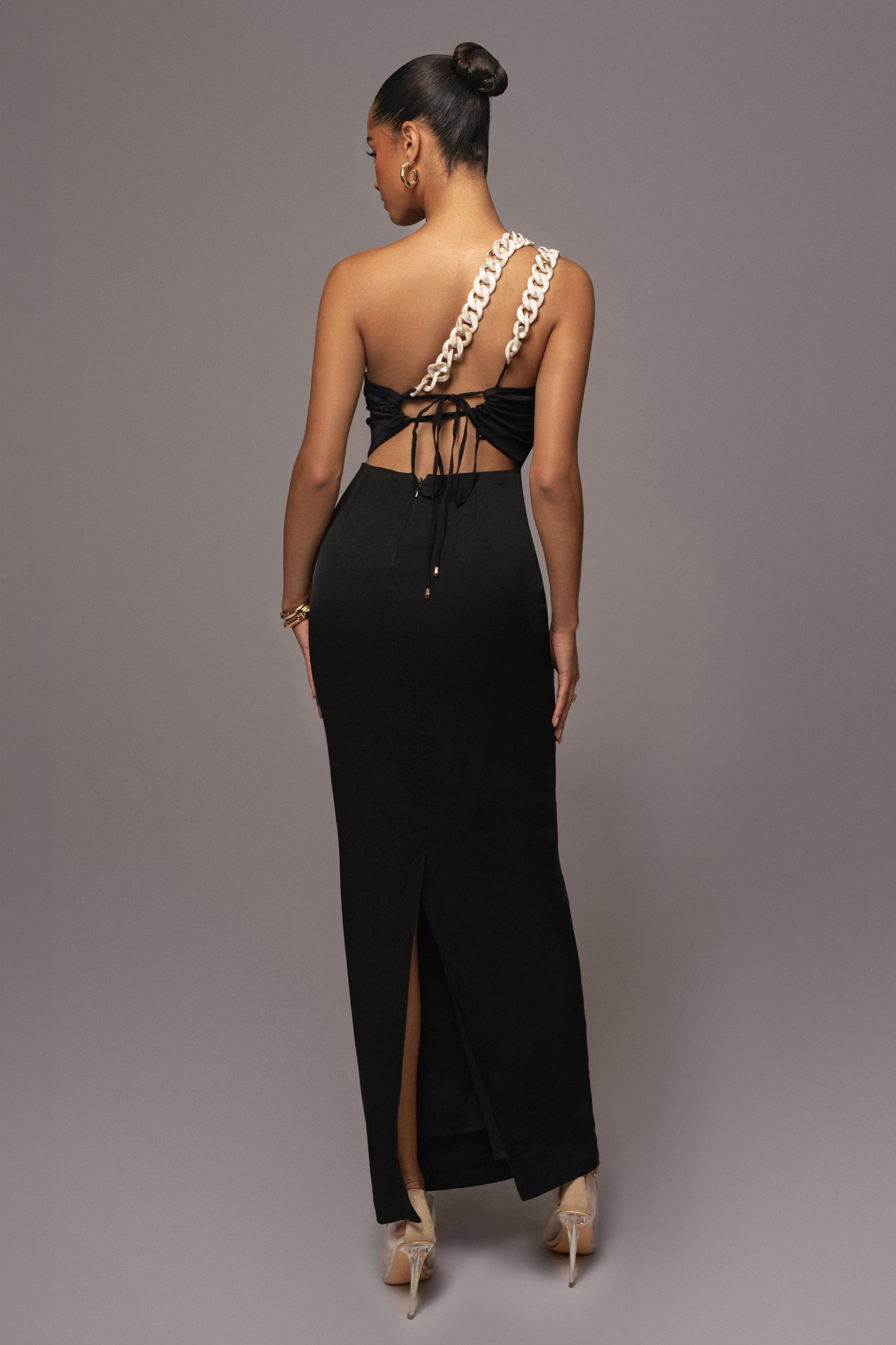 Black Luxury Living Maxi Dress JLUXLABEL