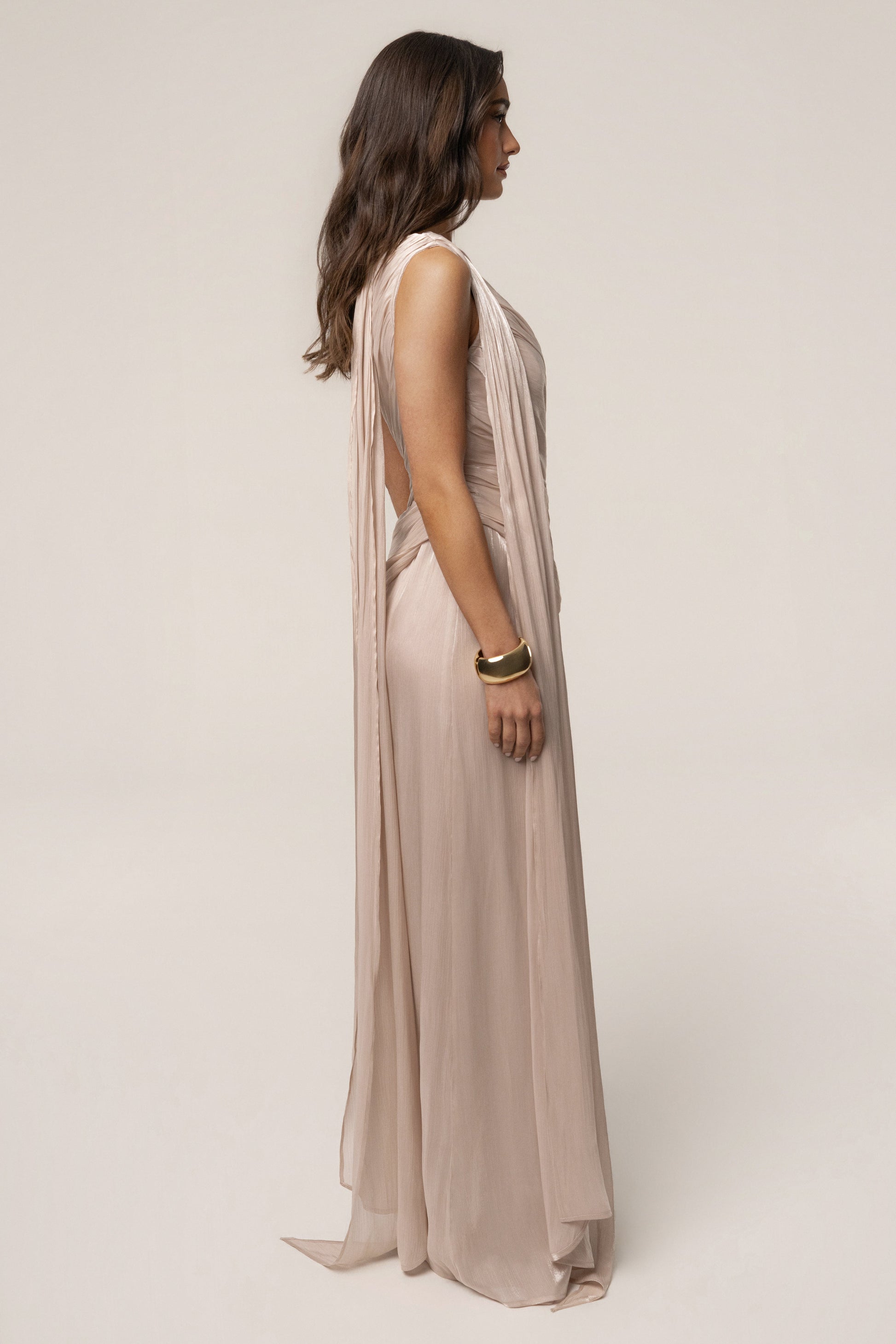 Champagne Eternal Muse Gown NEWFASHIONEDGE
