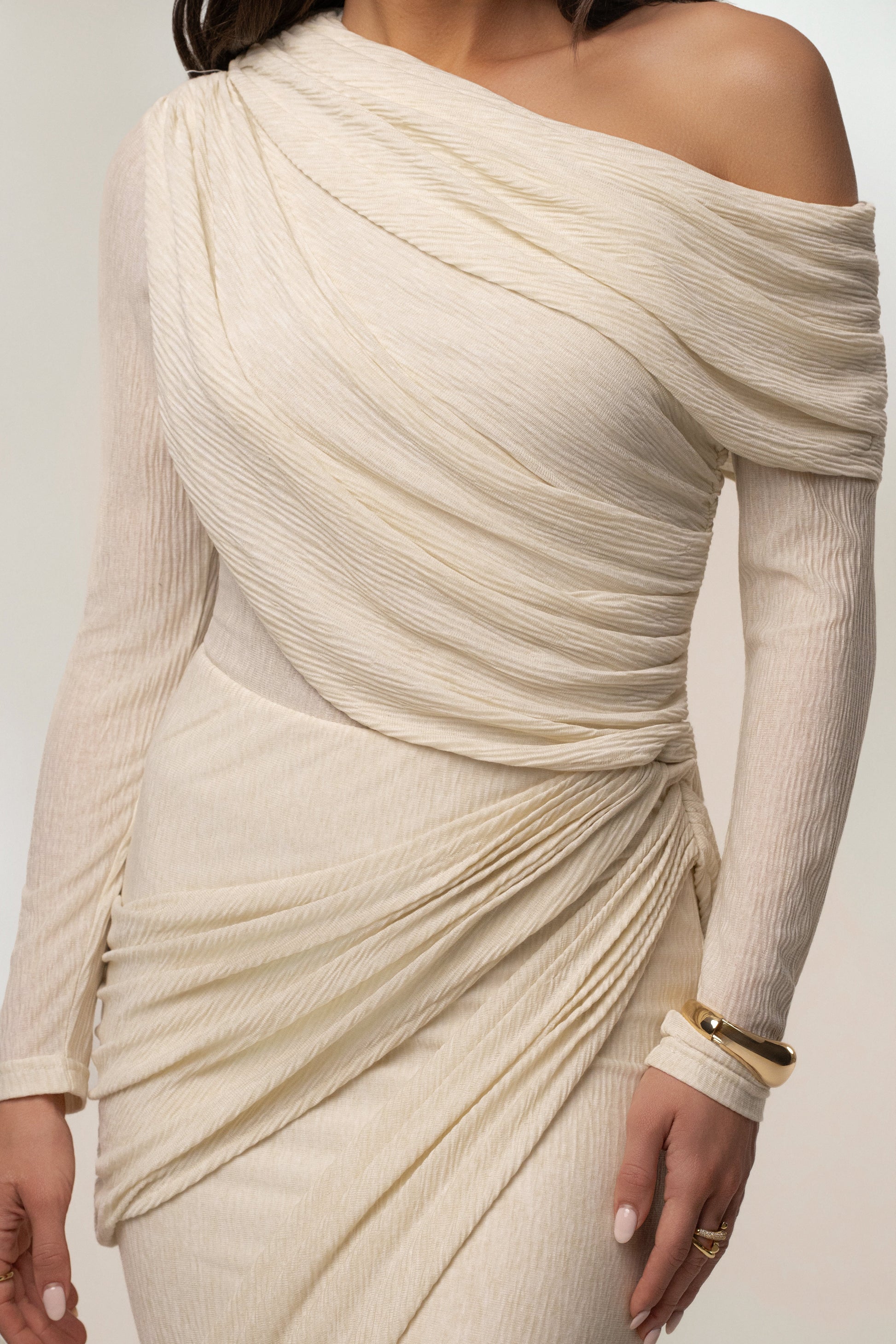 Ivory Paradise Hills Maxi Skirt JLUXLABEL