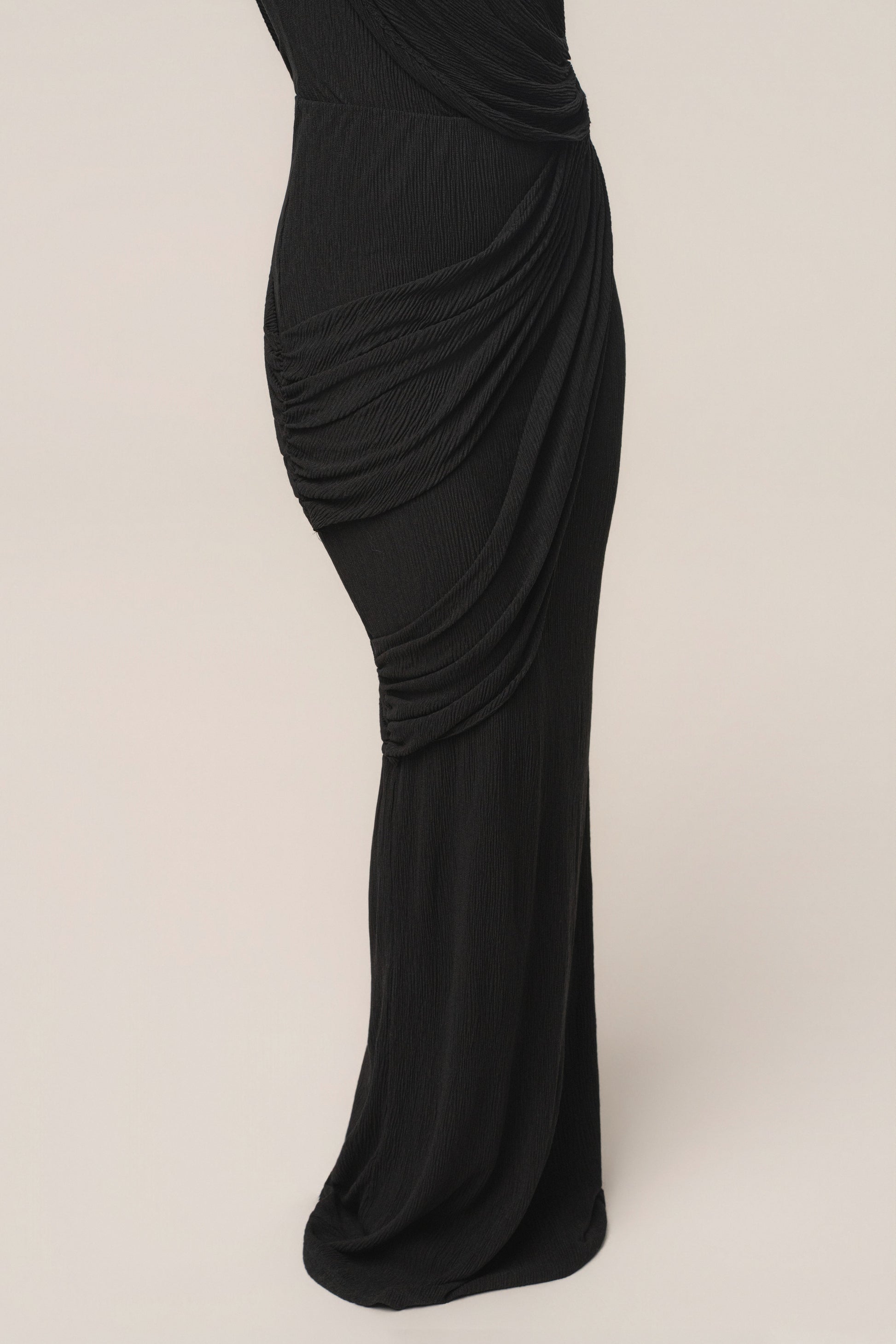 Black Paradise Hills Maxi Skirt JLUXLABEL