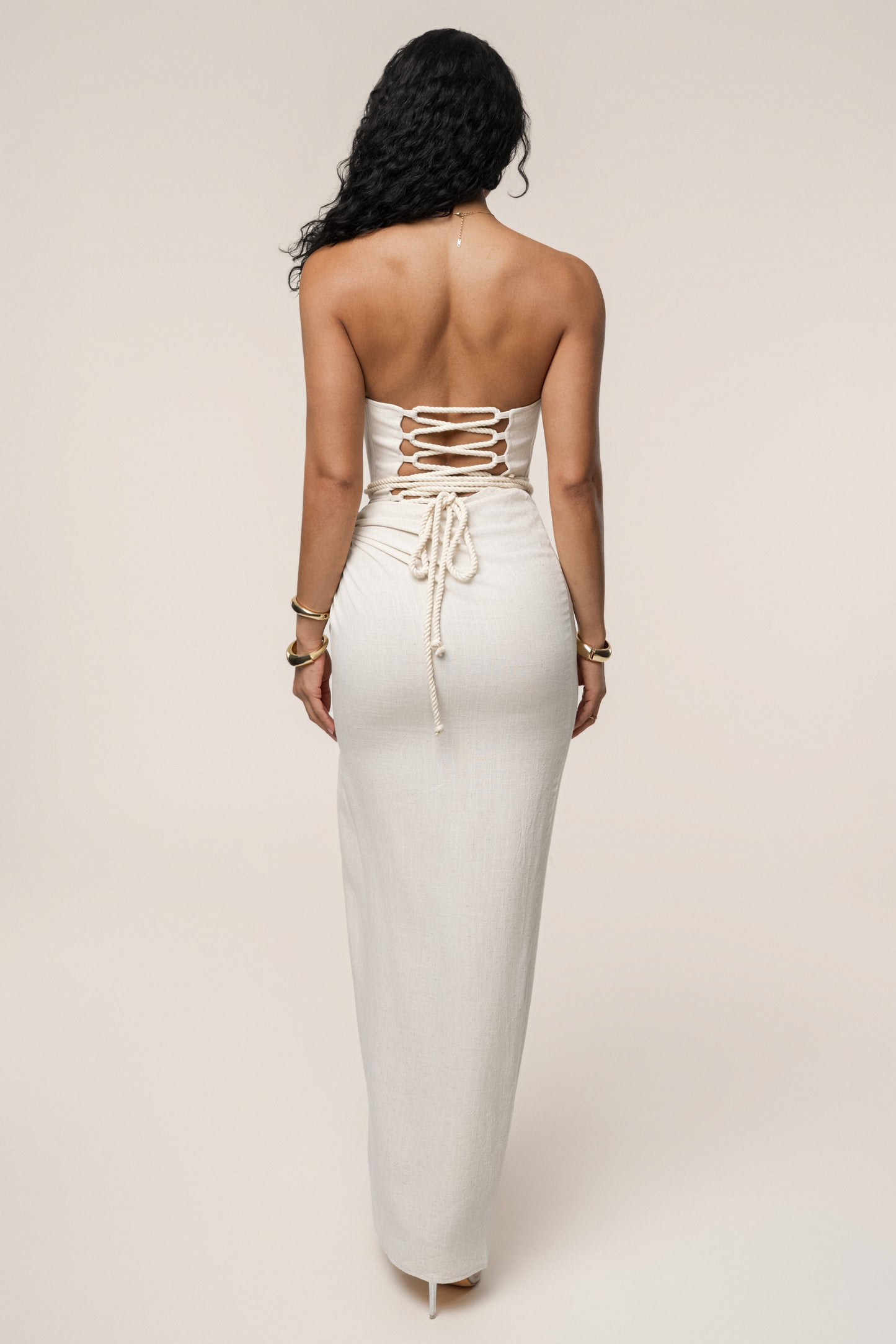 Natural Destination Linen Skirt Set JLUXLABEL