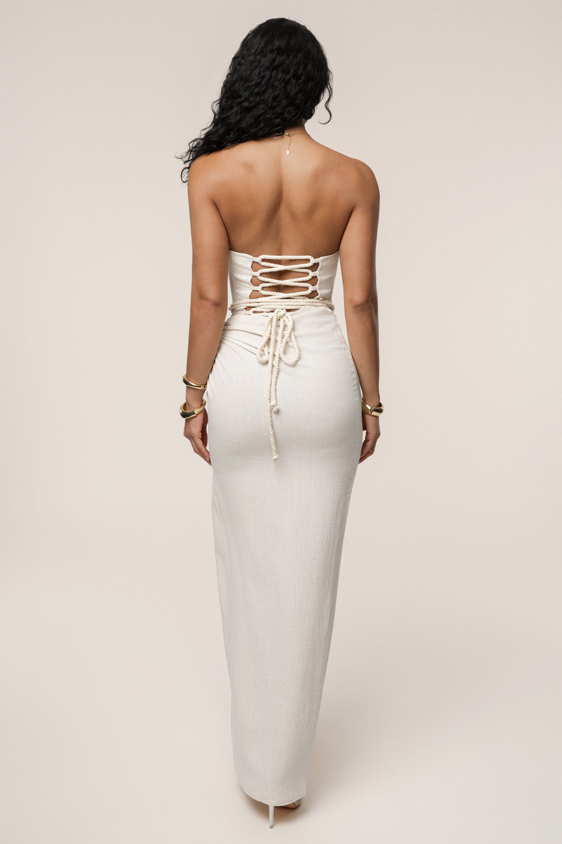Natural Destination Linen Skirt Set JLUXLABEL