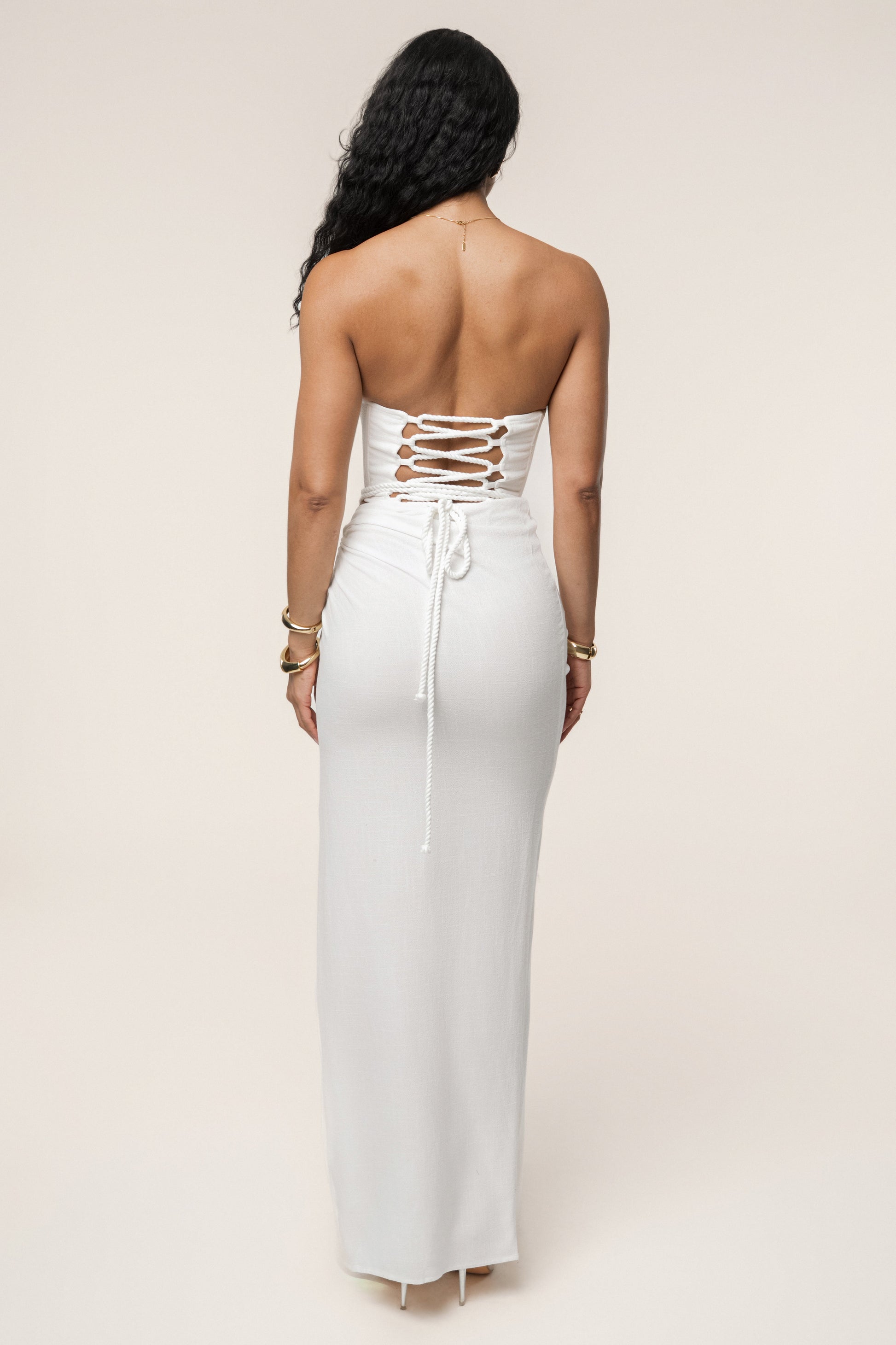 Natural Destination Linen Skirt Set JLUXLABEL