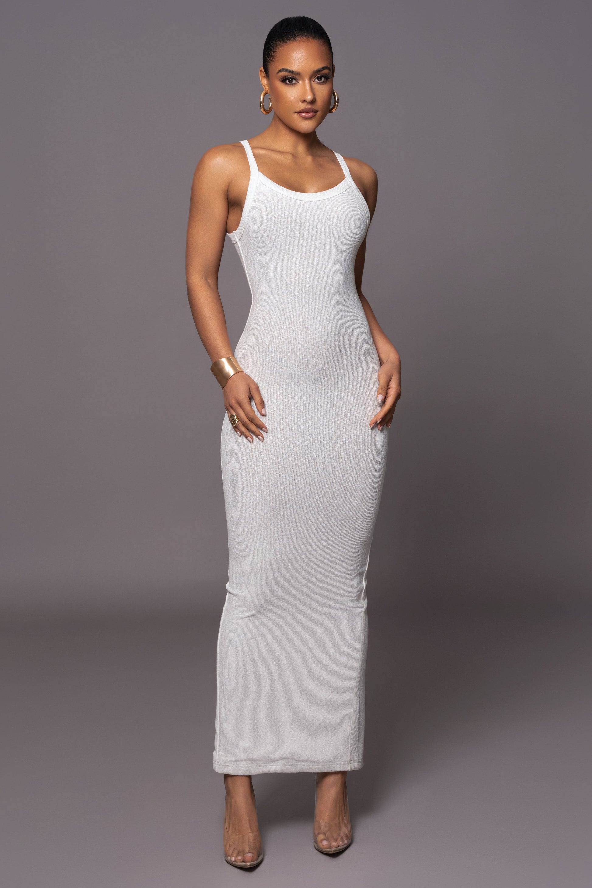 Ivory Back To You Maxi Dress JLUXLABEL