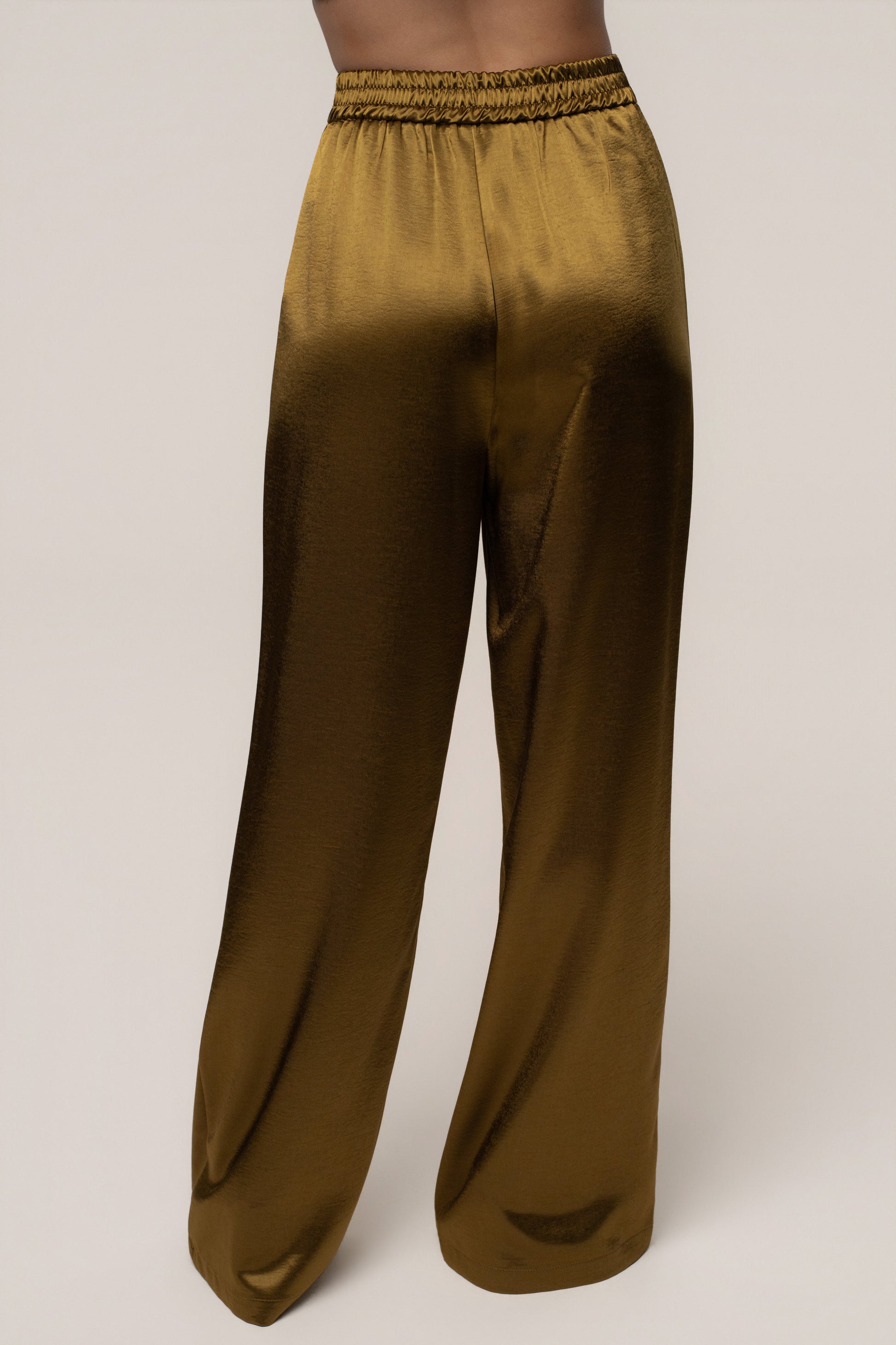 Olive Thea Satin Pants JLUXLABEL