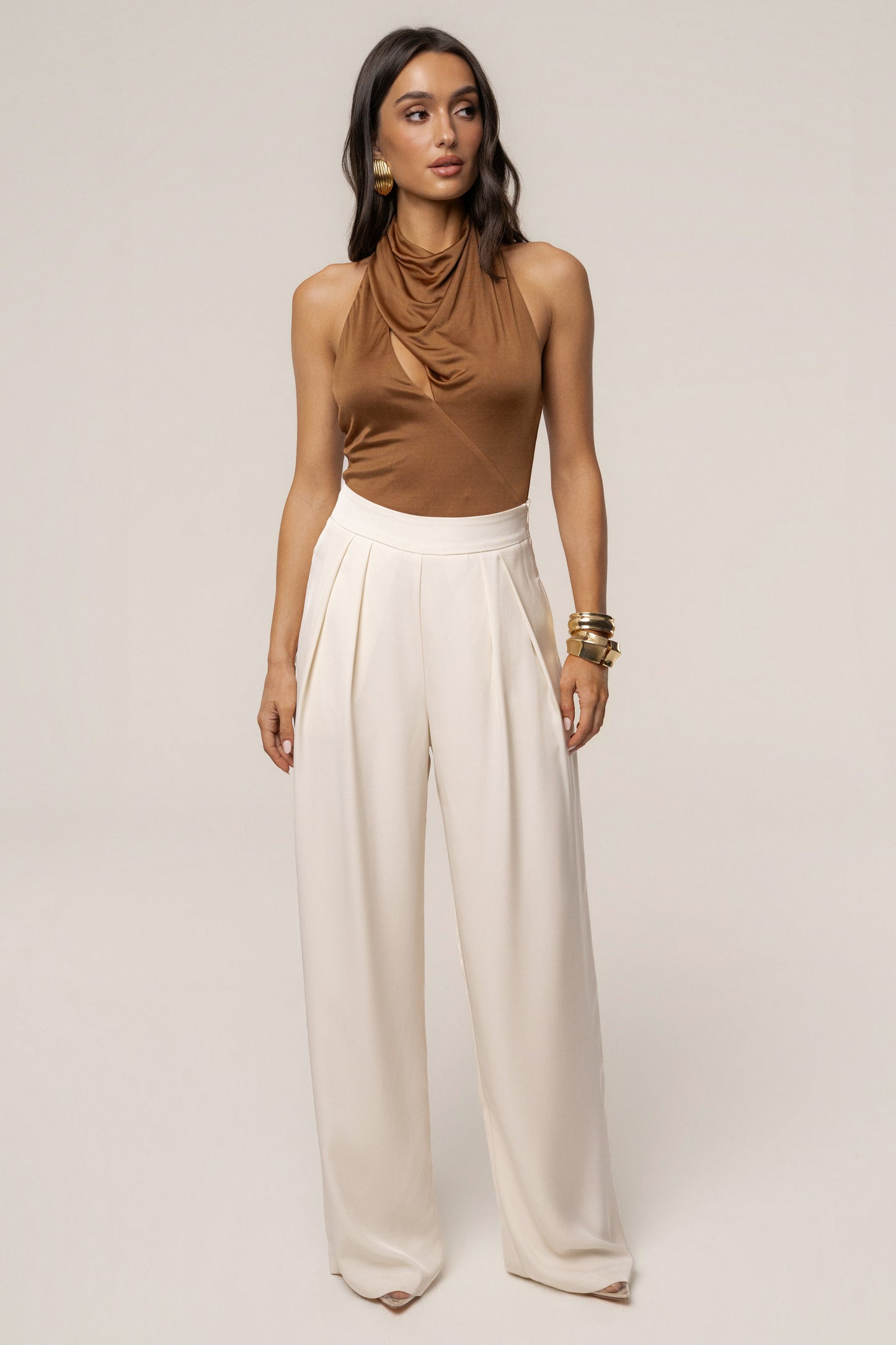 Tan Beloved Bodysuit JLUXLABEL