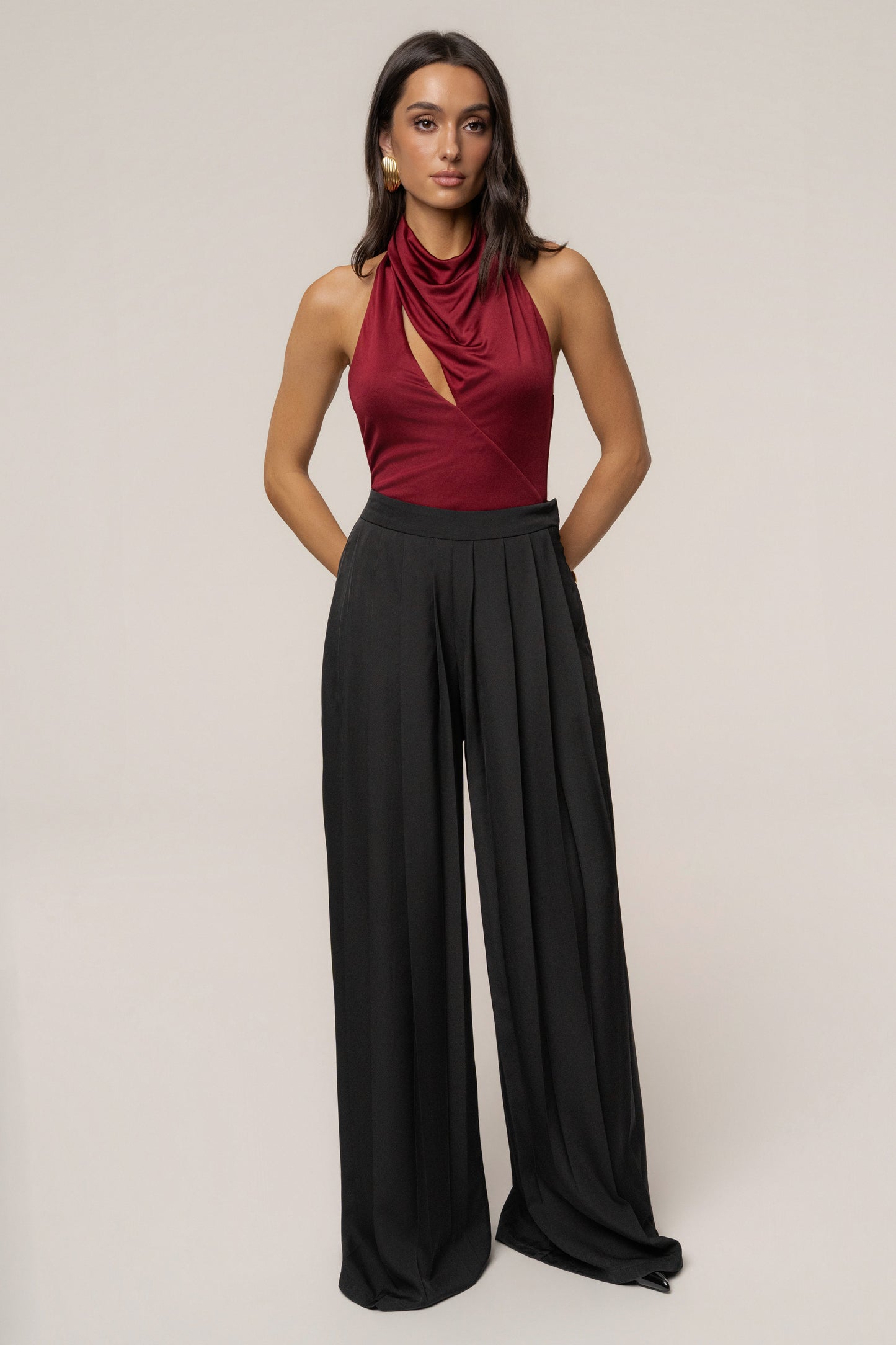 Burgundy Beloved Bodysuit JLUXLABEL