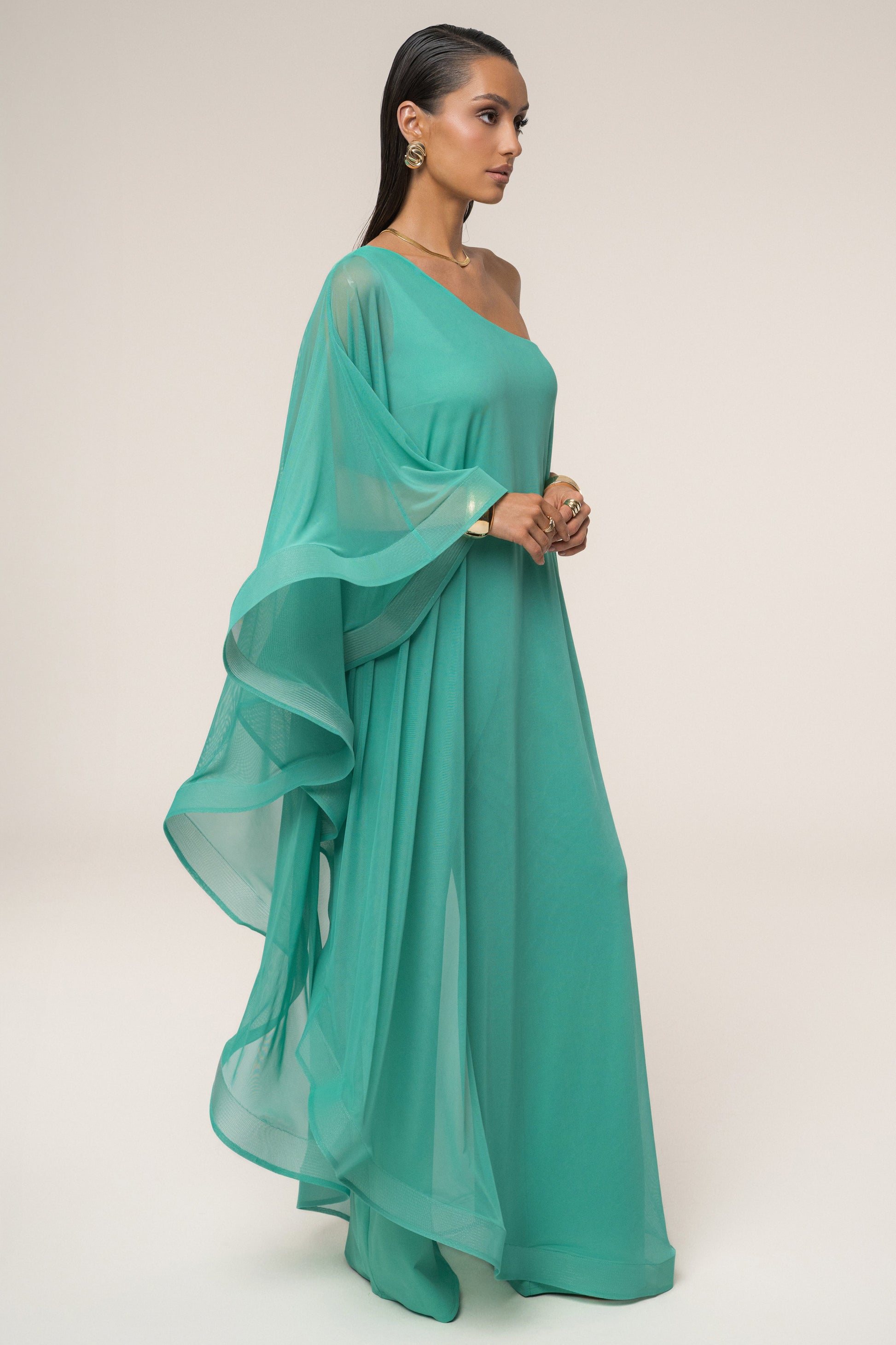 Green New Waves Jumpsuit JLUXLABEL