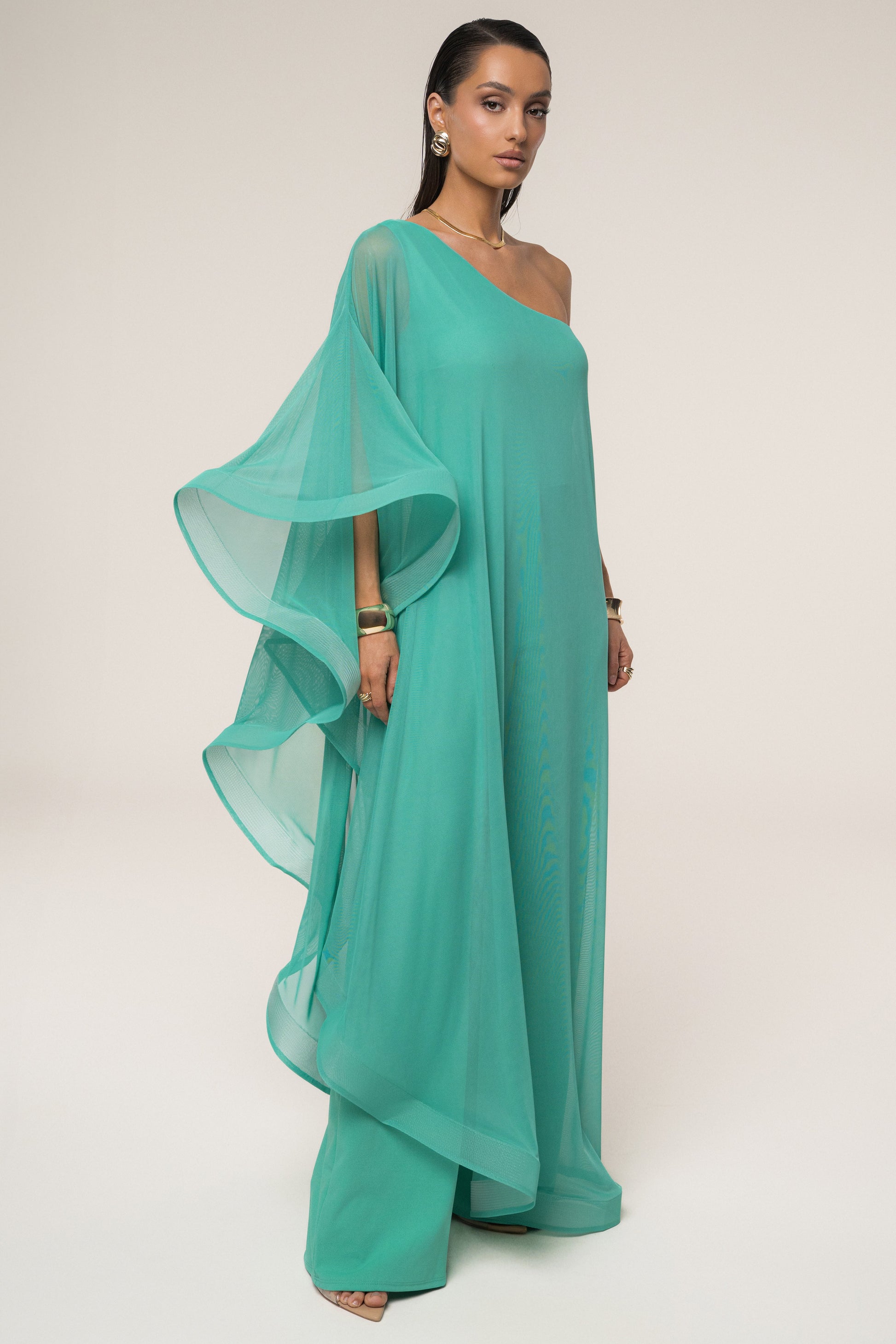 Green New Waves Jumpsuit JLUXLABEL