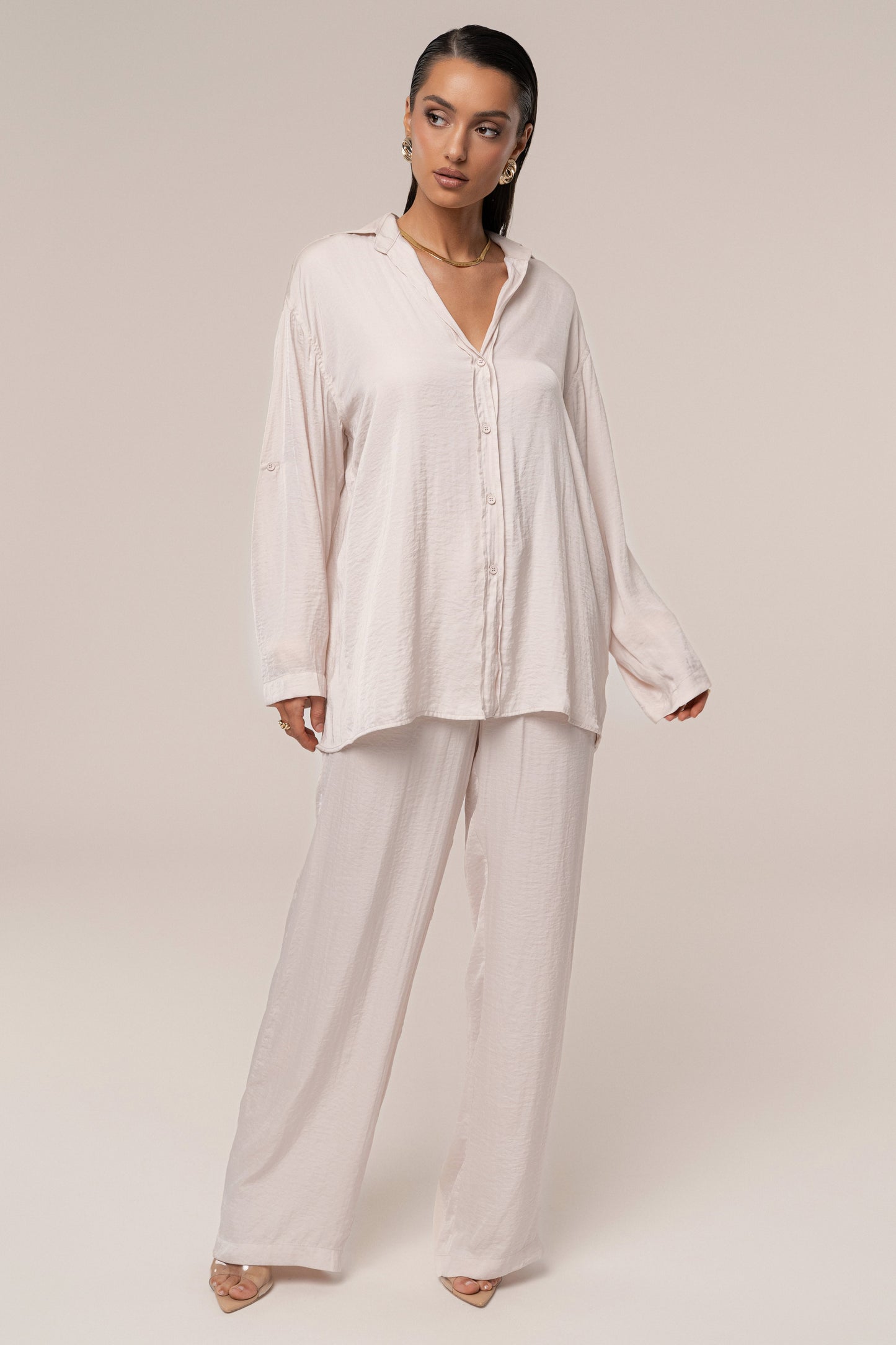 Milk Pearl Bay Pant Set JLUXLABEL