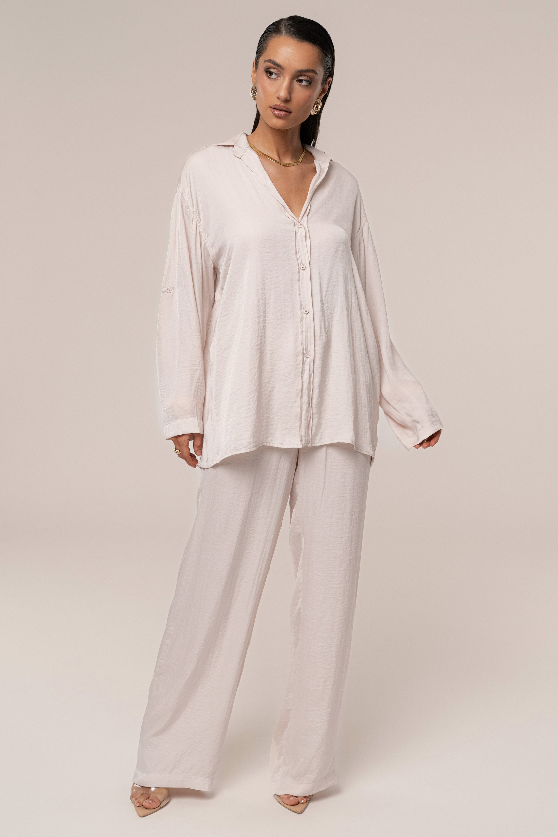 Milk Pearl Bay Pant Set JLUXLABEL