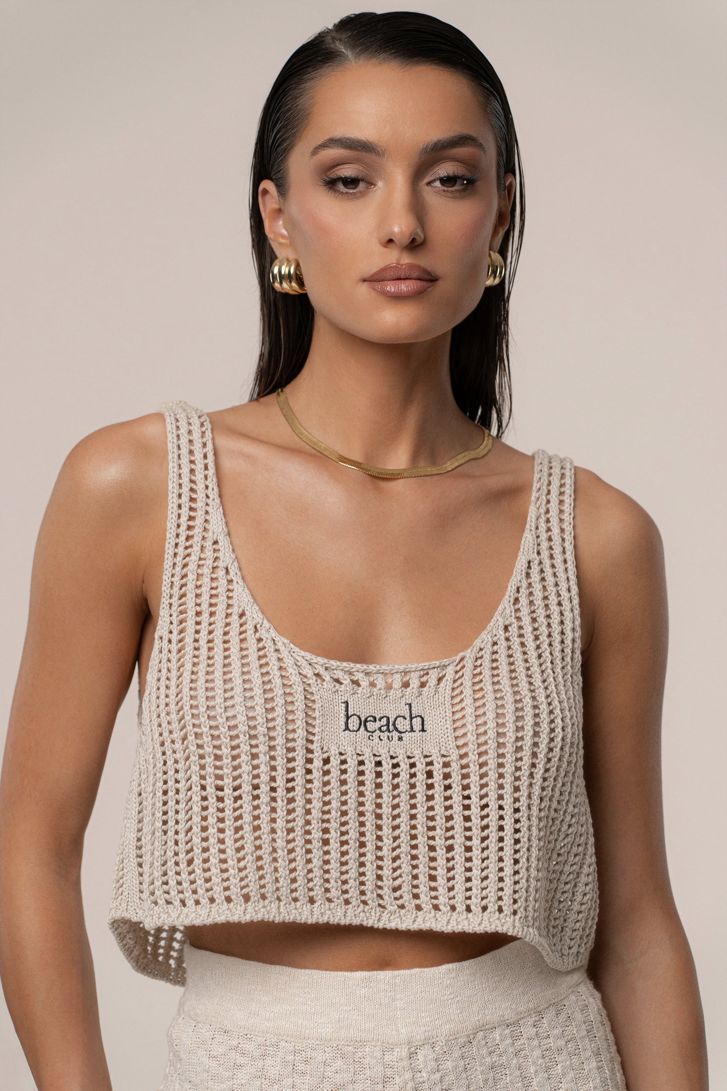 Milk Beach Club Crochet Top JLUXLABEL