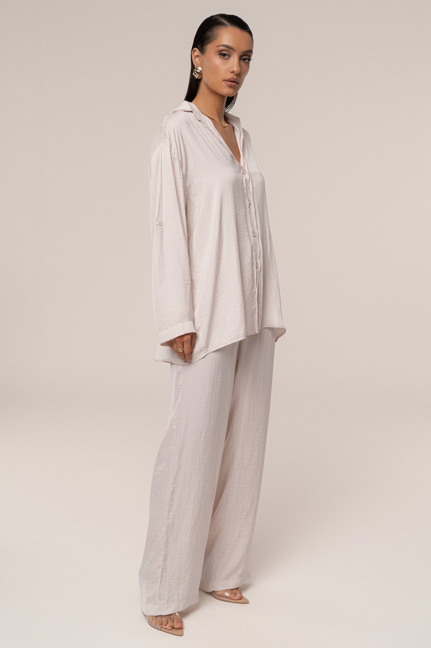 Milk Pearl Bay Pant Set JLUXLABEL