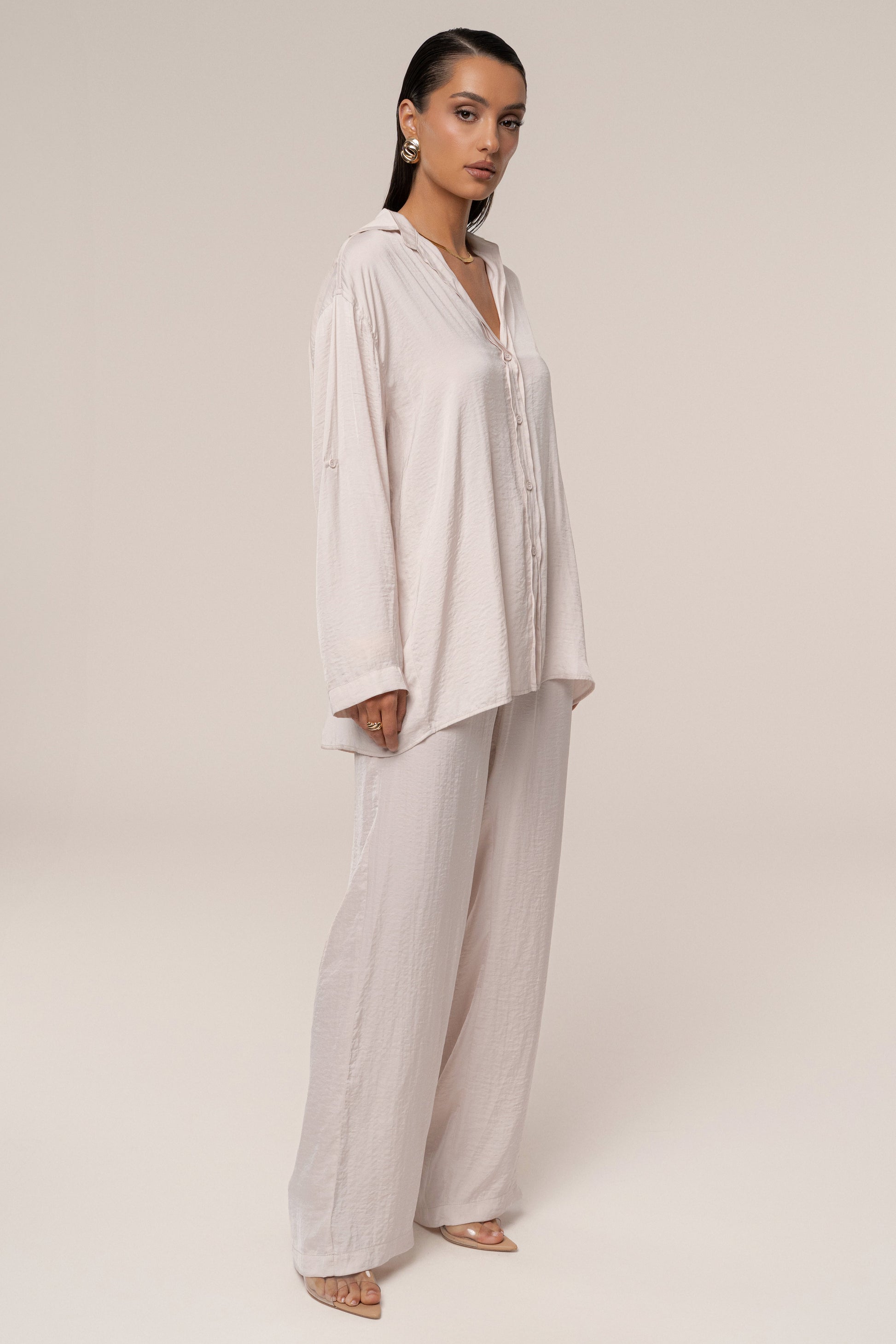 Milk Pearl Bay Pant Set JLUXLABEL