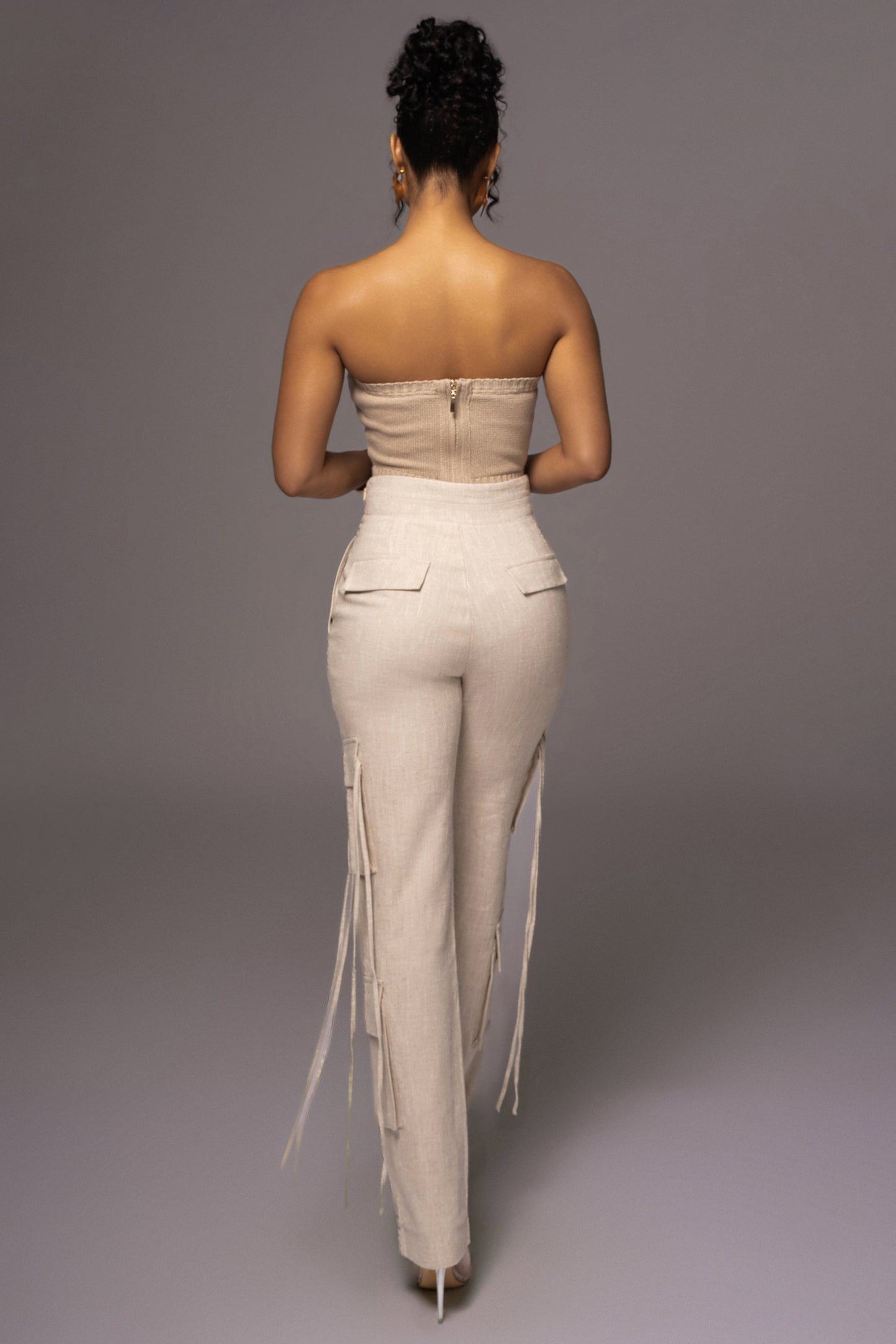 Natural Better Half Linen Utility Pants JLUXLABEL