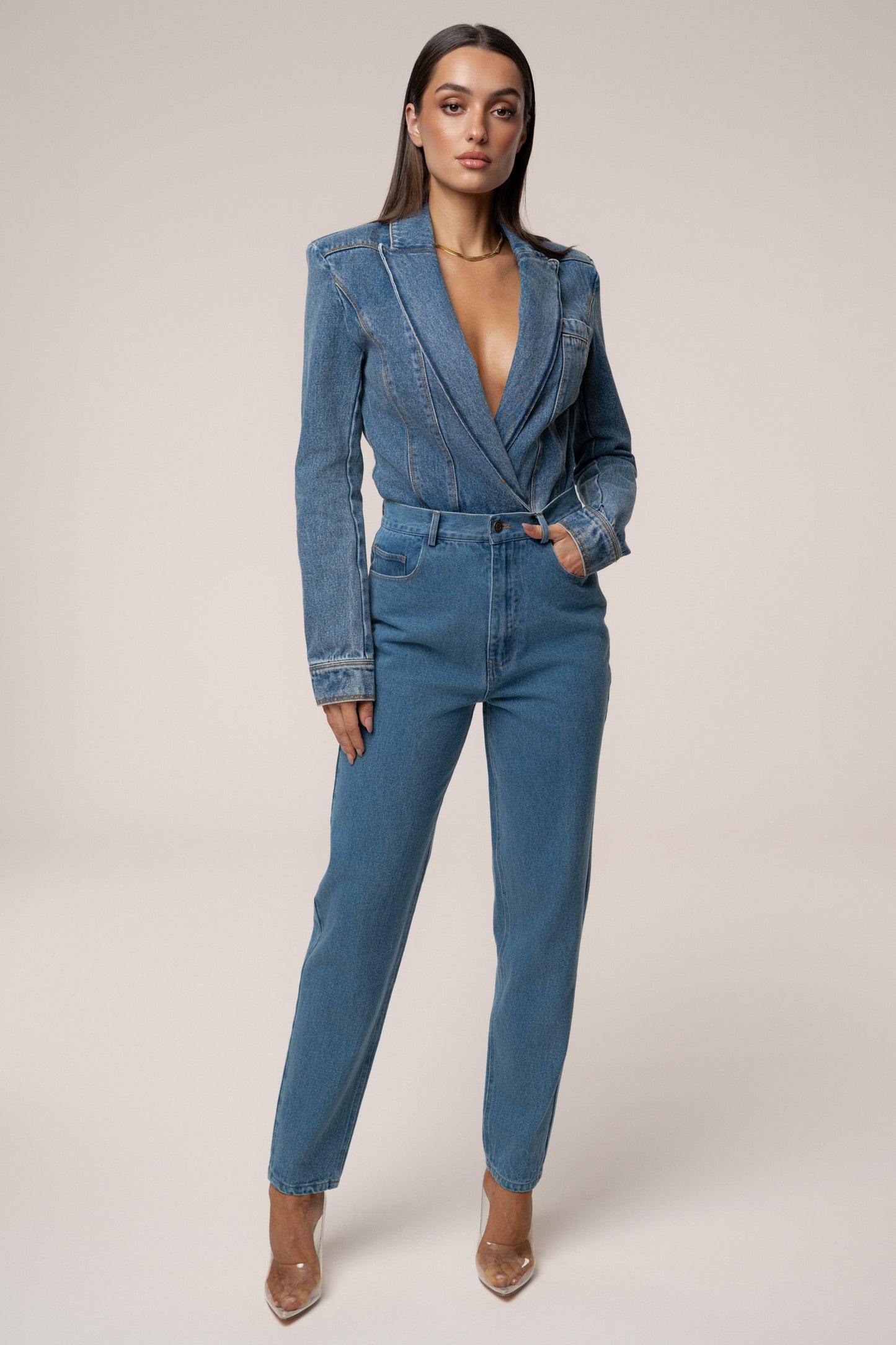 Medium Wash Roesia Jeans JLUXLABEL