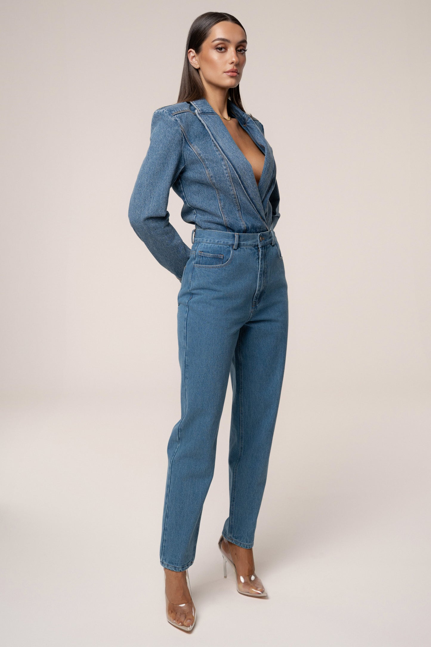 Medium Wash Roesia Jeans JLUXLABEL