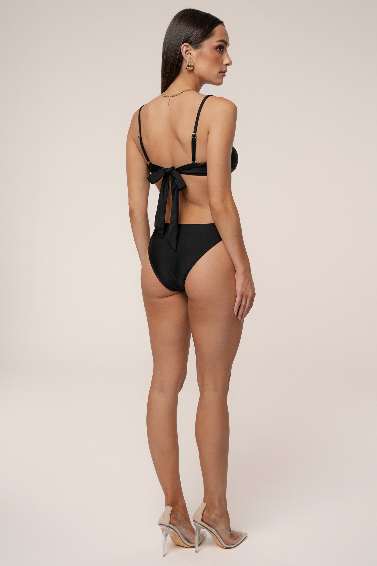 Black Tropical Tide Bikini Set JLUXLABEL