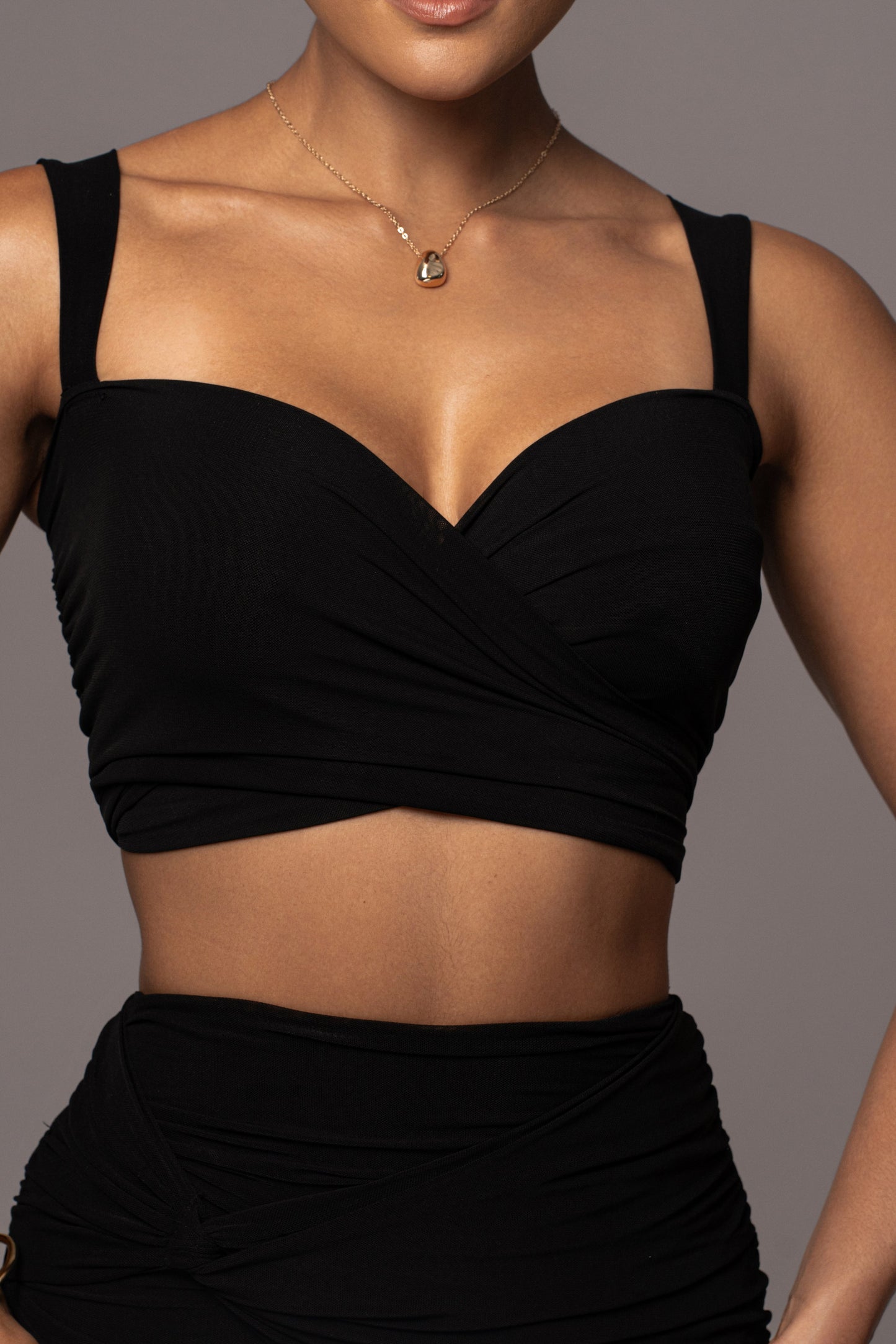 Black Extend Your Stay Skirt Set JLUXLABEL