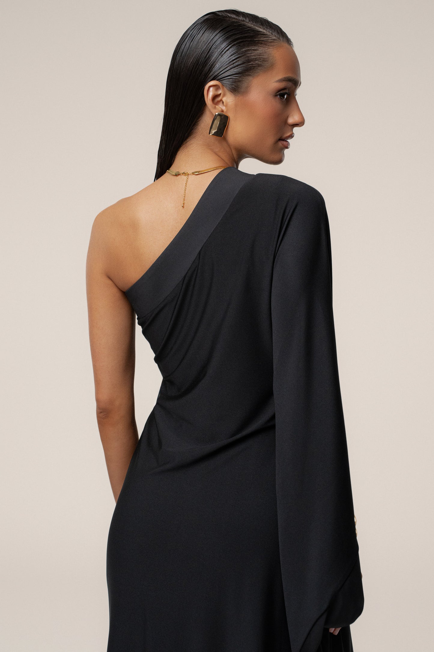 Black Floral Petals And Passion Maxi Dress JLUXLABEL