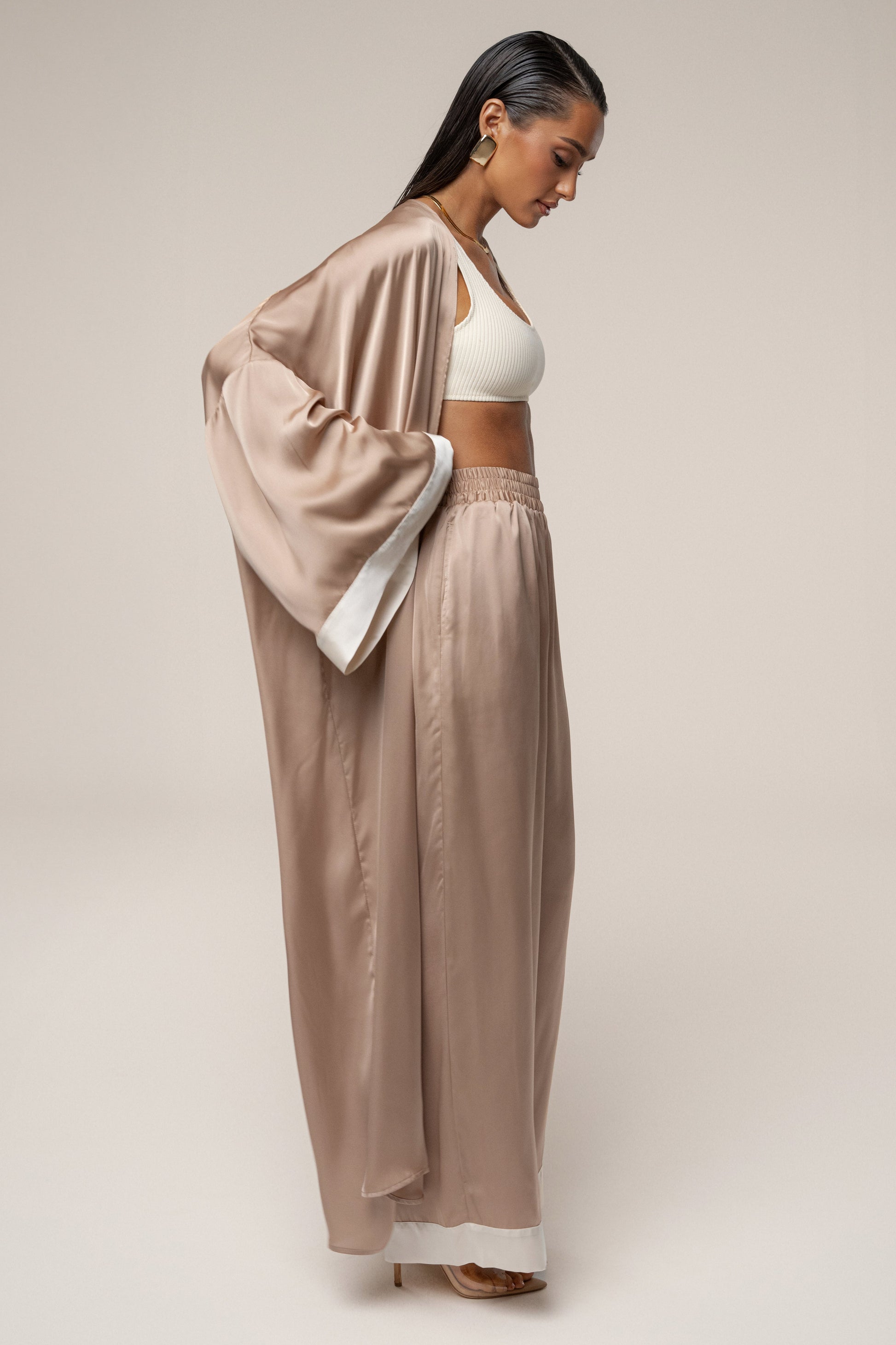 Mocha Nola Maxi Duster JLUXLABEL