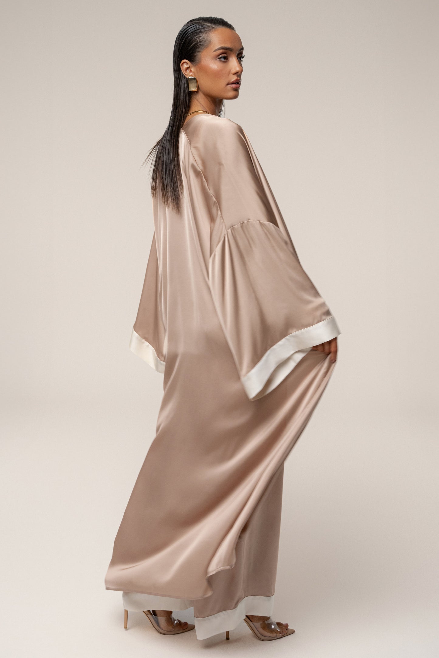 Mocha Nola Maxi Duster JLUXLABEL
