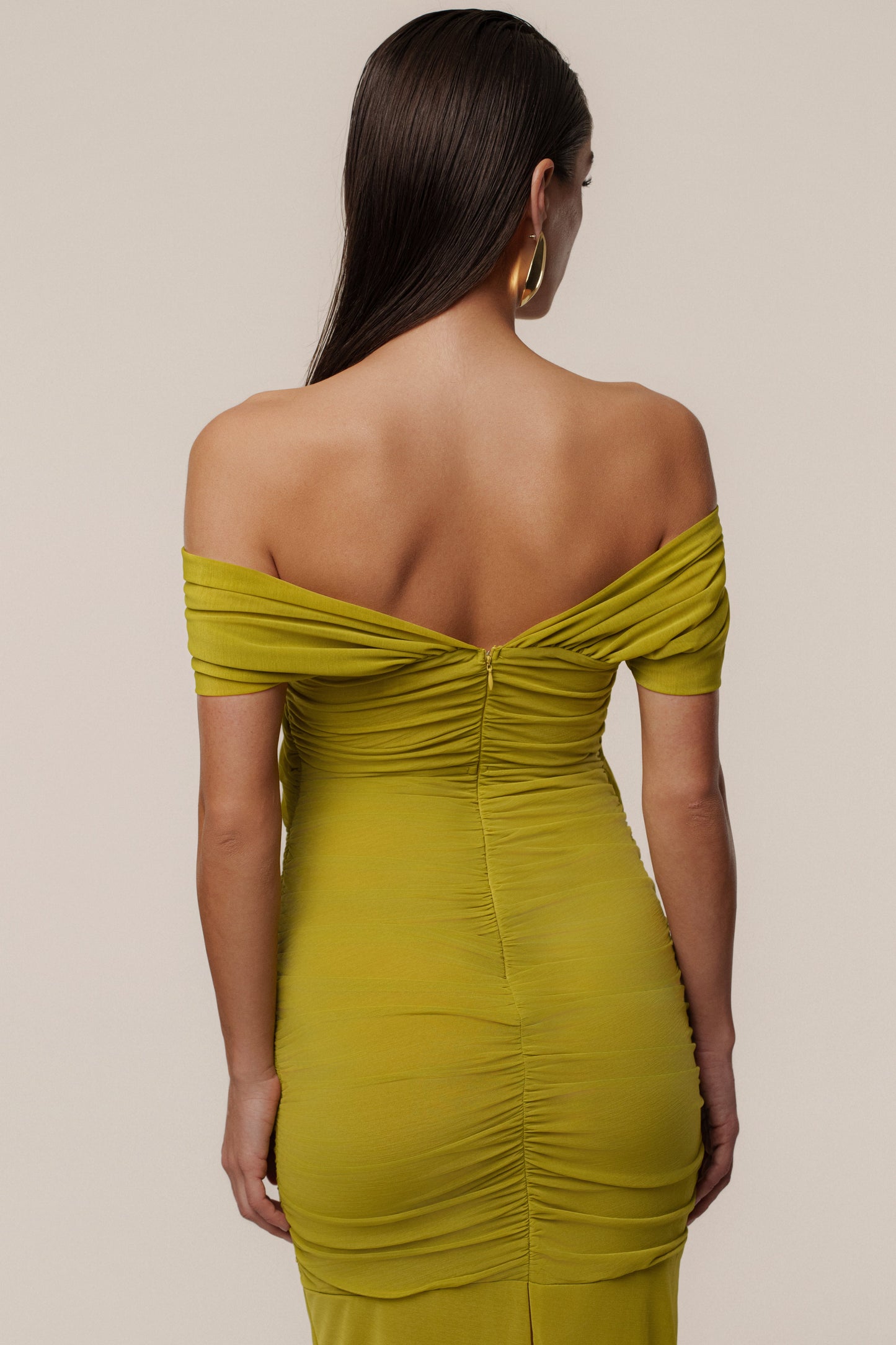 Moss Alessandra Off Shoulder Maxi Dress JLUXLABEL