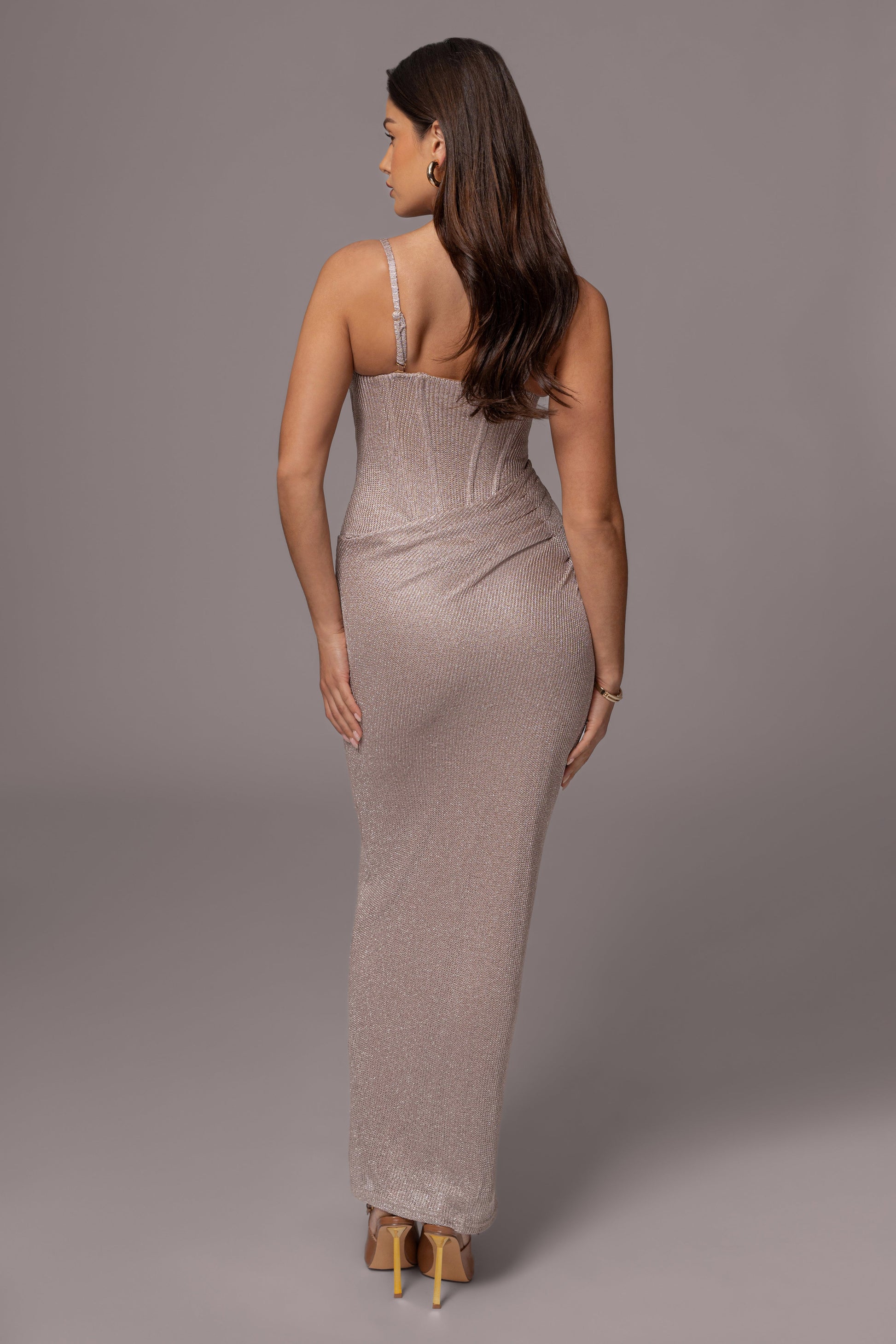 Beige Lush Life Maxi Dress JLUXLABEL