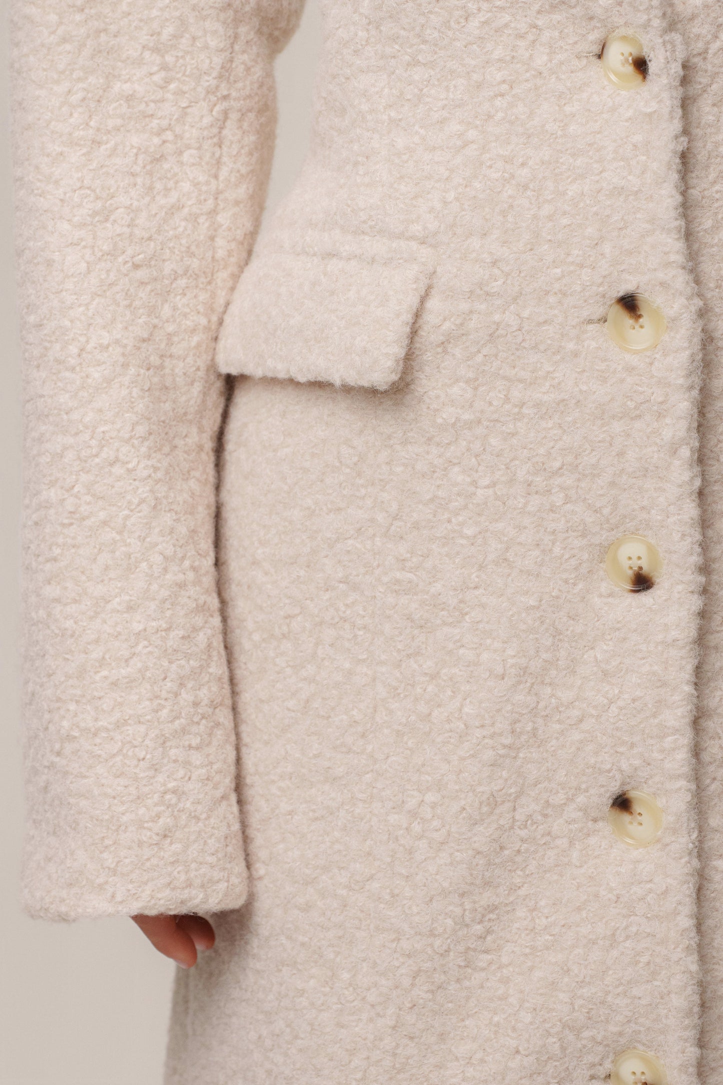 Ivory Midnight Check In Coat JLUXLABEL
