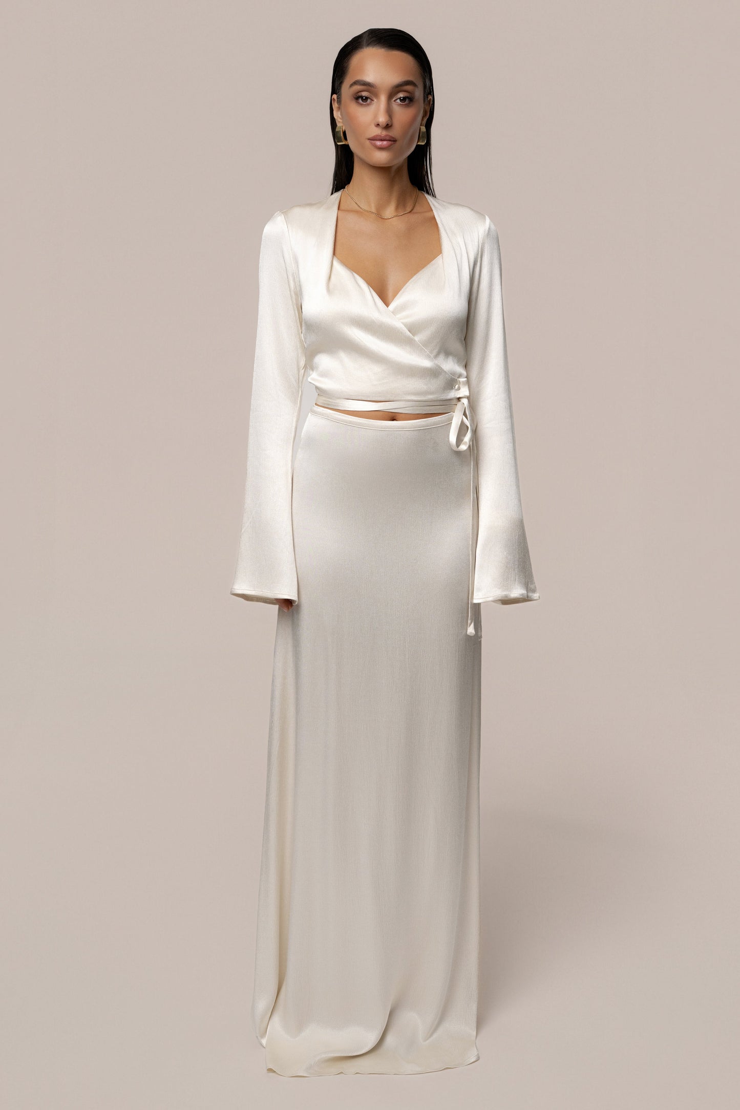 Champagne Golden Eve Skirt Set JLUXLABEL
